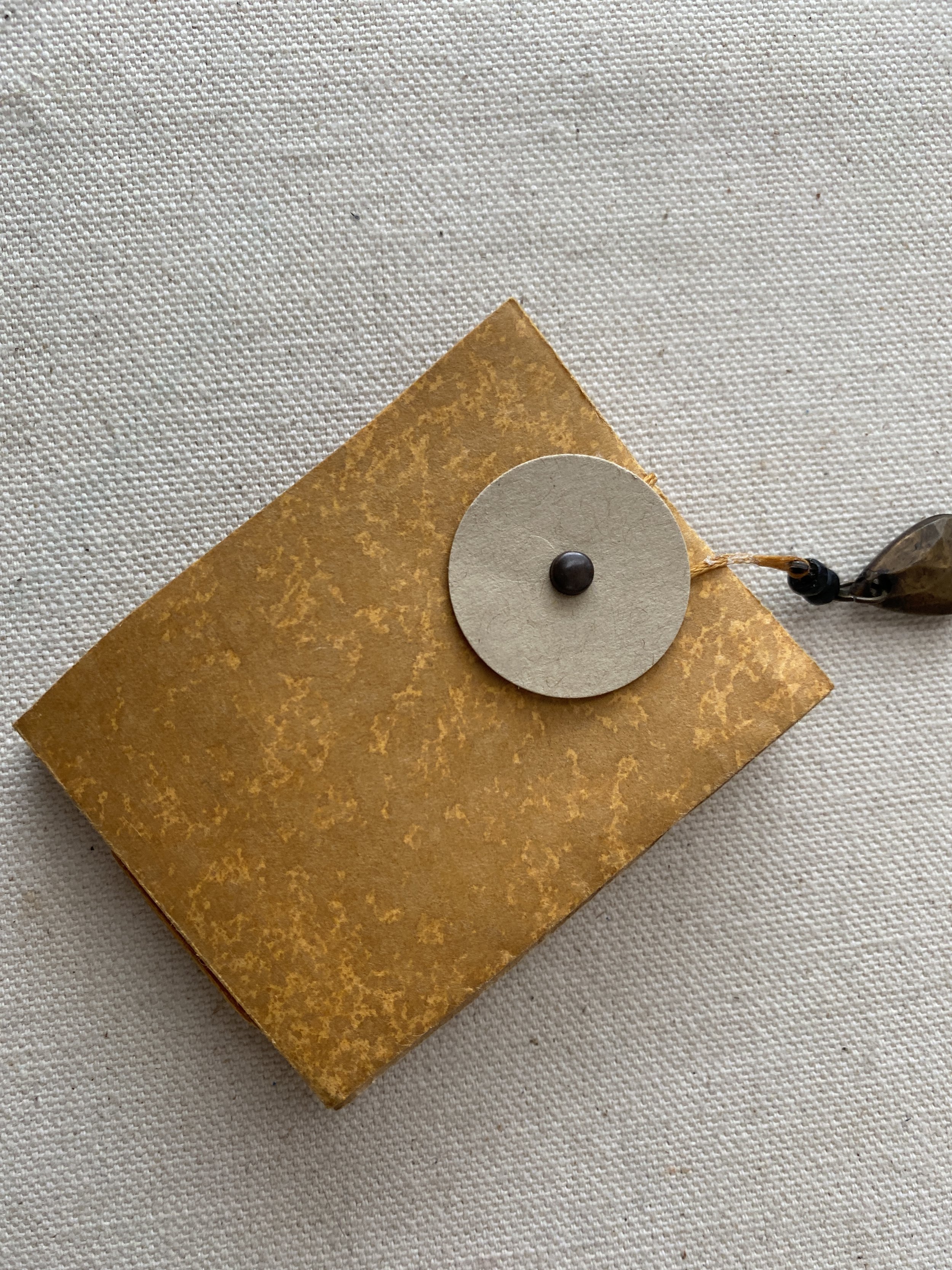 XS Glimmer Book - Extra Small - Tiny Junk Journal - BLANK - Yellow