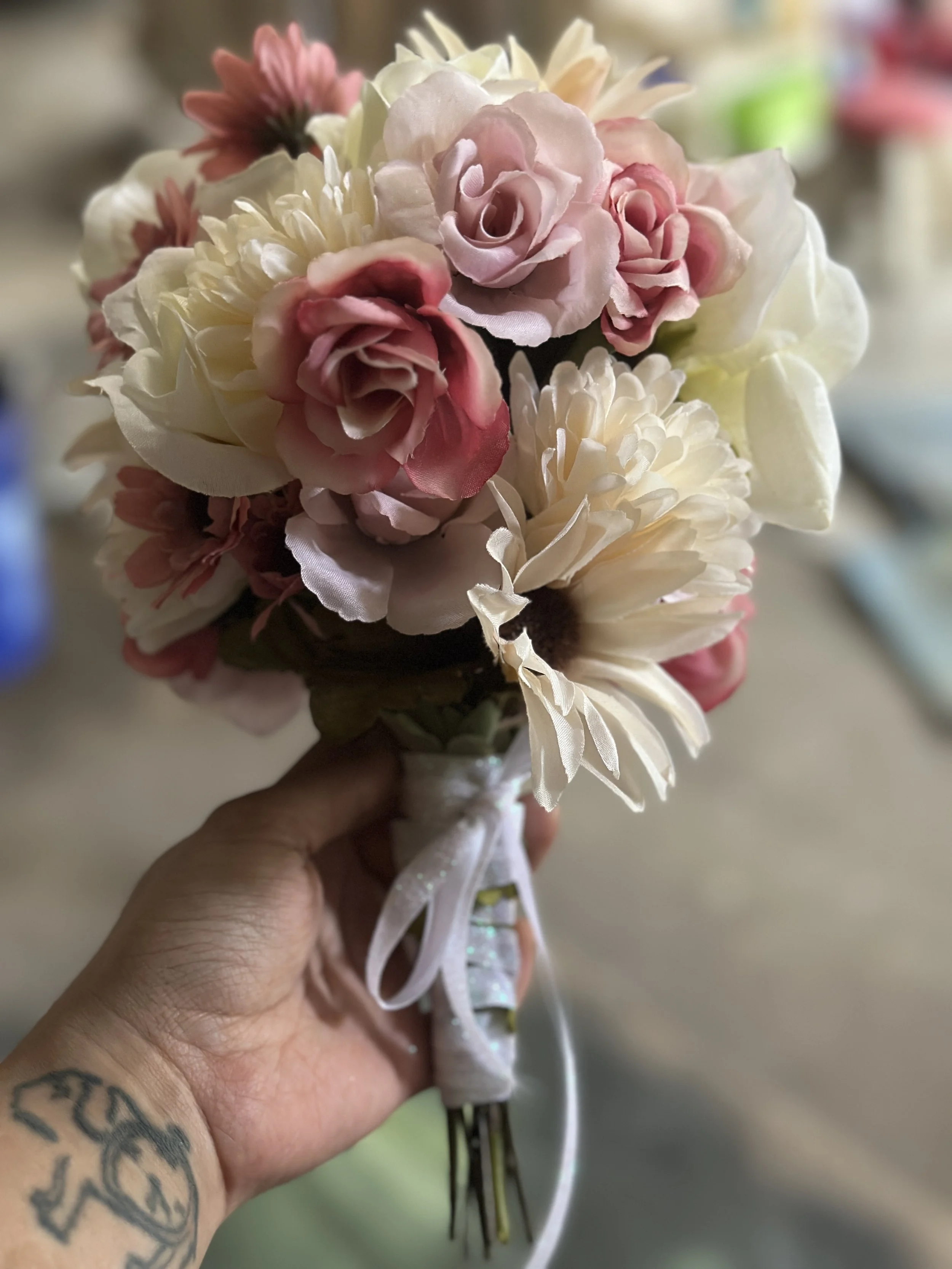 Janet's bouquet; Rocky Horror, 2025, Actors Theatre of Little Rock