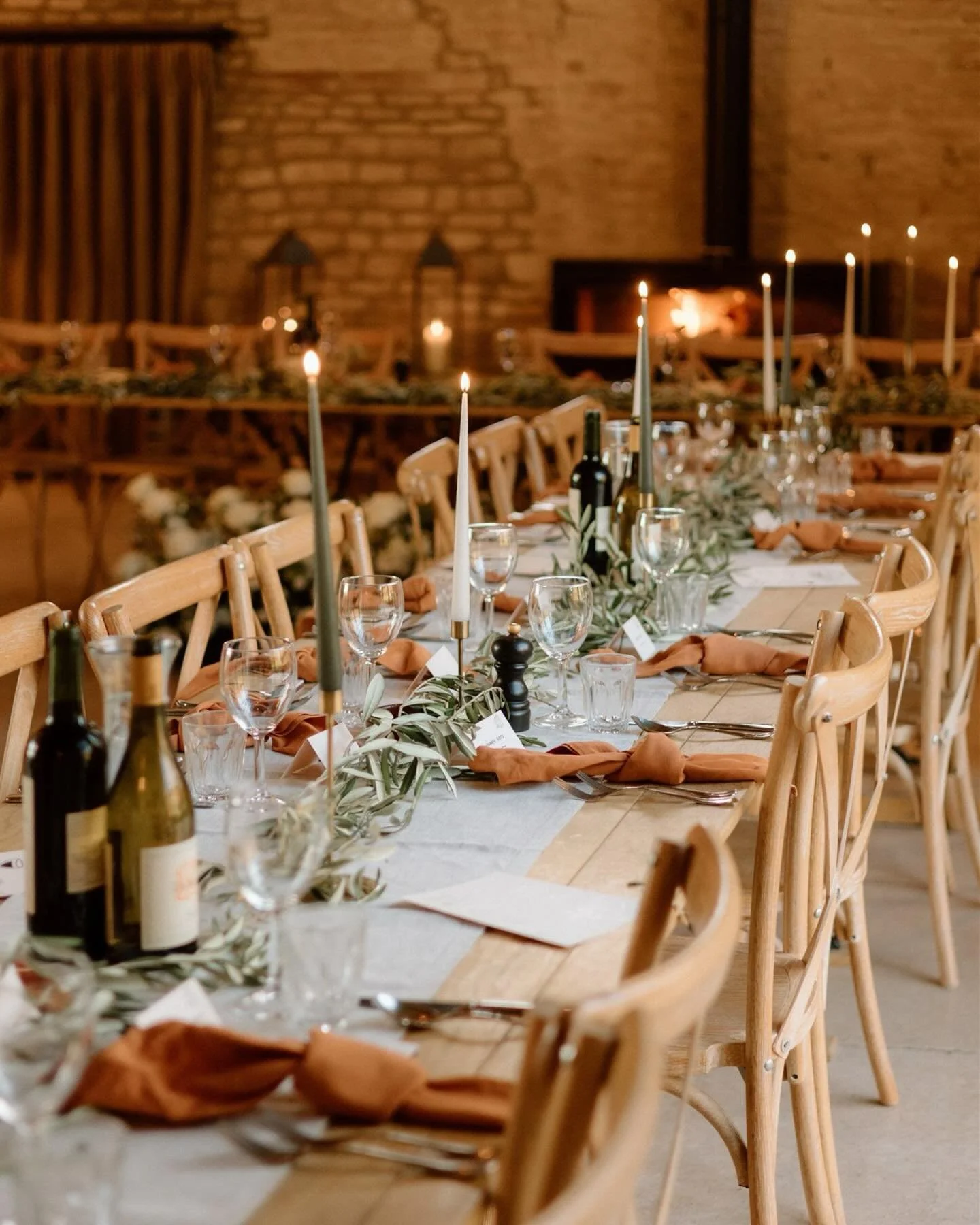Digital and film captures of @yardspaceoldgore gorgeous cosy dinner set up in their barn last November ✨🍂 loved seeing how this space could be used differently ✨

Venue @yardspaceoldgore 
Photographer @kirstylouisephoto 
Florals @highmoonflorist 
Ta