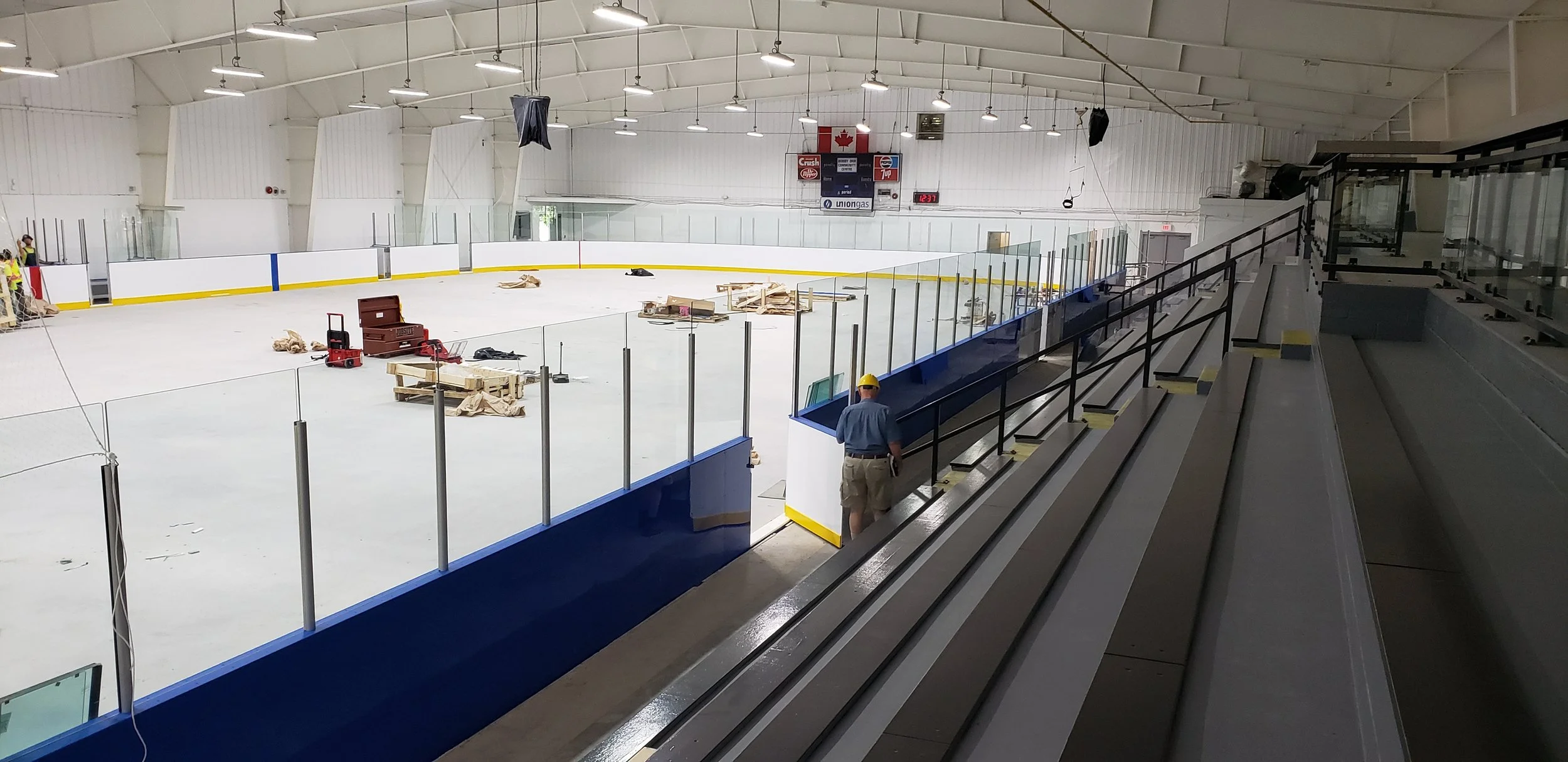      

 
   Bobby Orr Community Centre Ice Surface Rehabilitation 
 






















      

 
   Location: Parry Sound, ON  This was a Construction Management Contract that included for the demolition of the existing dasher boards, concrete ic