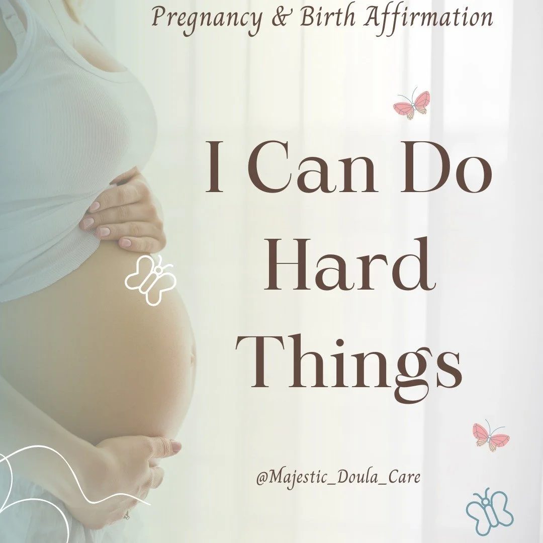 🌟 &ldquo;I can do hard things.&rdquo; 🌟 Let this remind you of your inner strength as you navigate your pregnancy and birth. Embrace each moment with confidence and courage. 💪 

Feeling Inspired?
I'd love to hear about your personal victories from