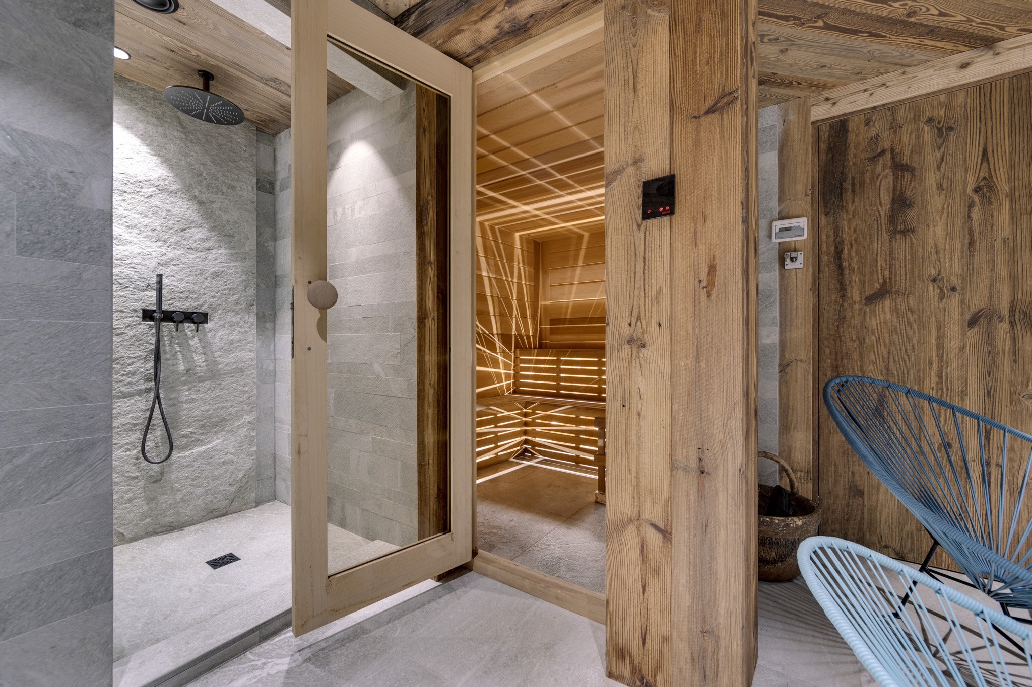 Val d'isère village espace bien-être avec sauna