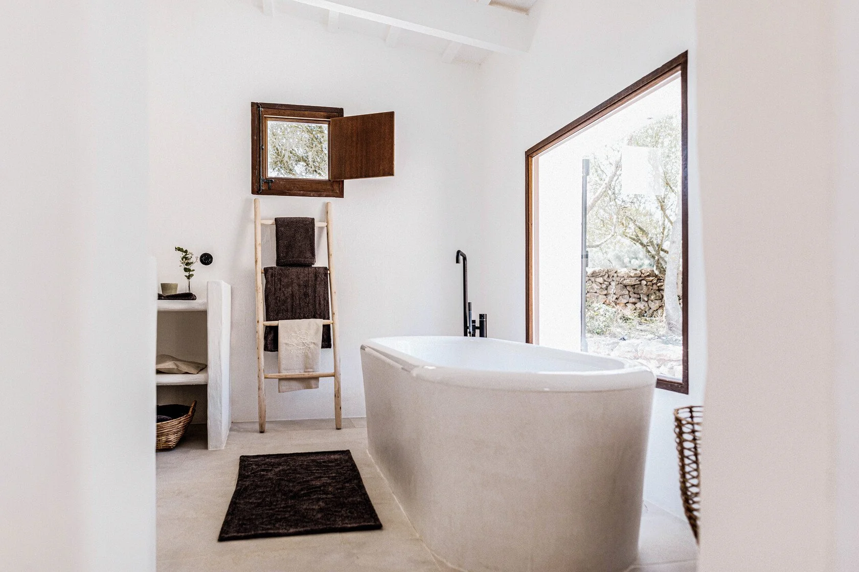 Villa de luxe en Espagne à Minorque salle de bain