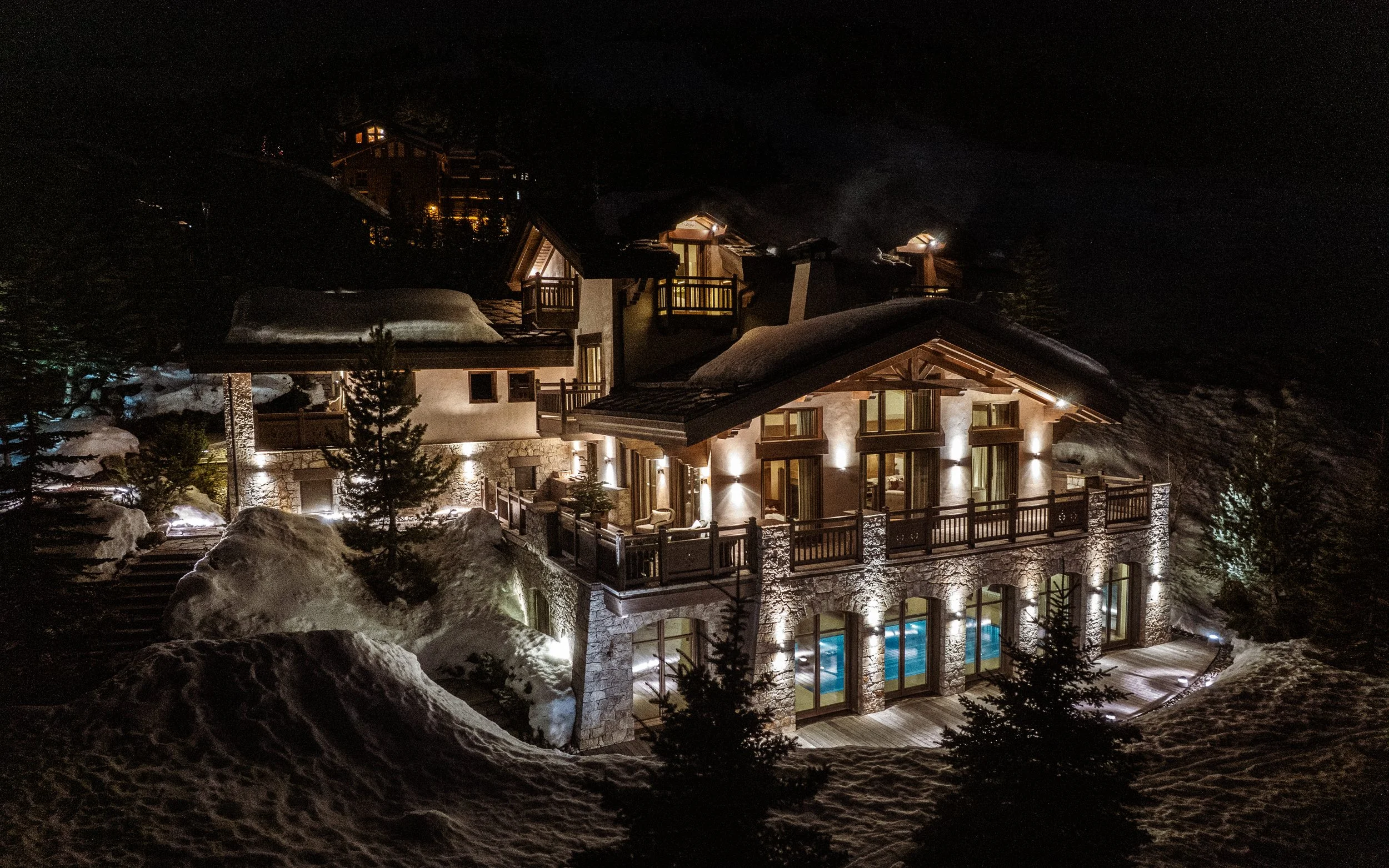 courchevel 1850 chenus chalet de luxe extérieur