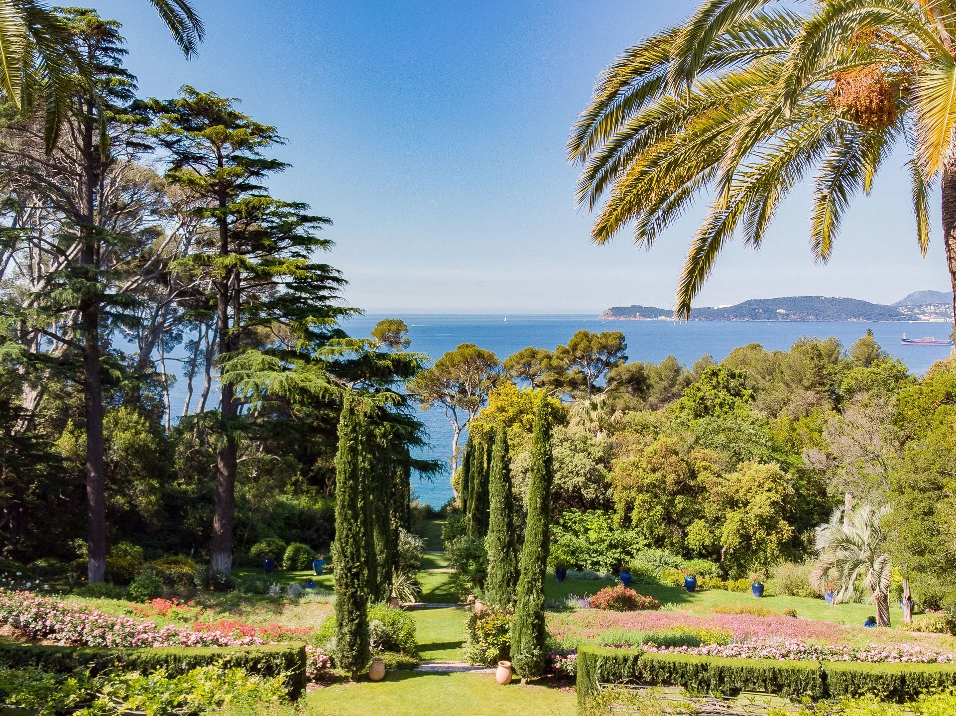 Domaine d'exception vue mer pour un séminaire sur la Côte d'Azur