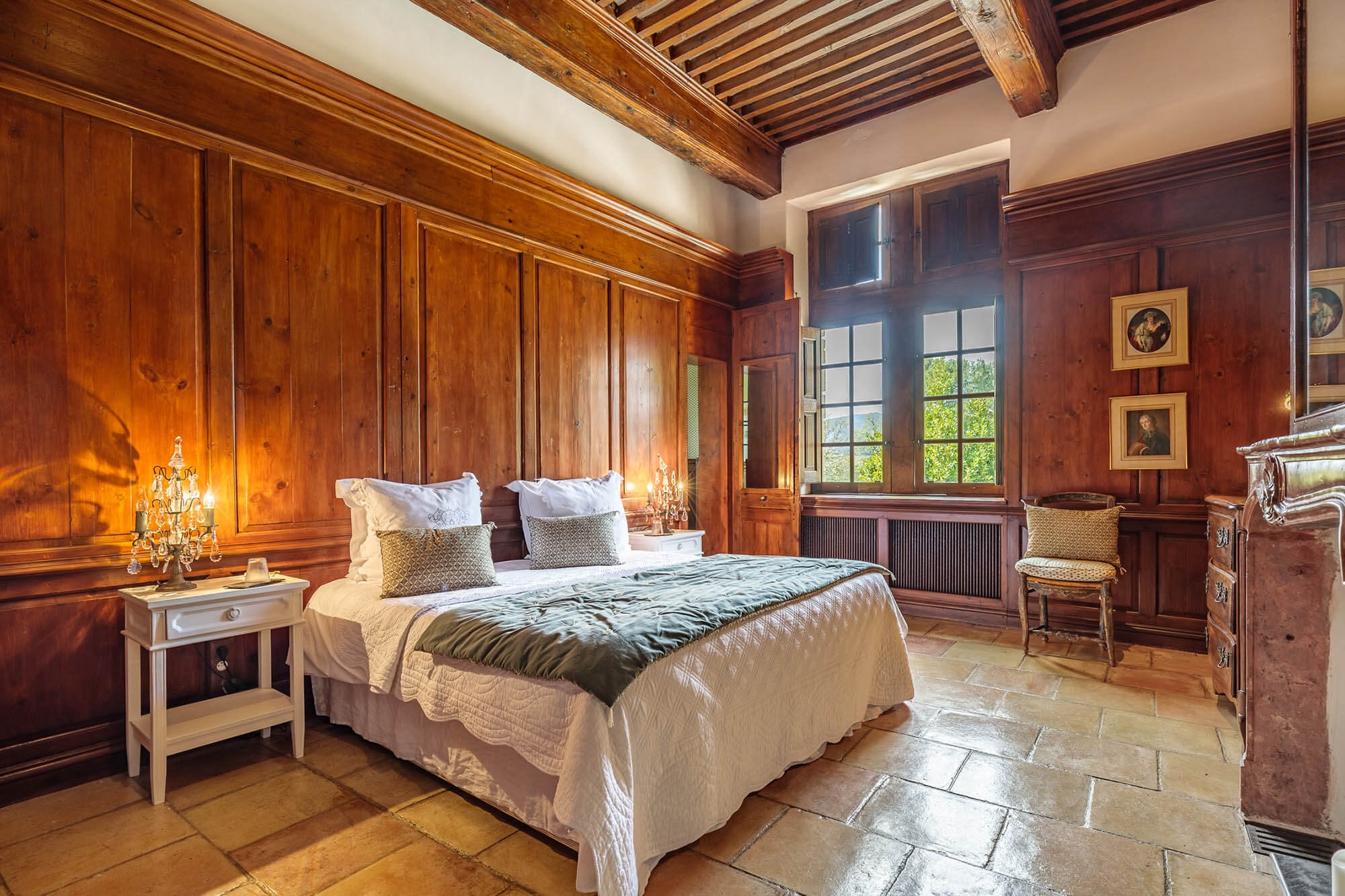 location domain villa luxe provence chambre