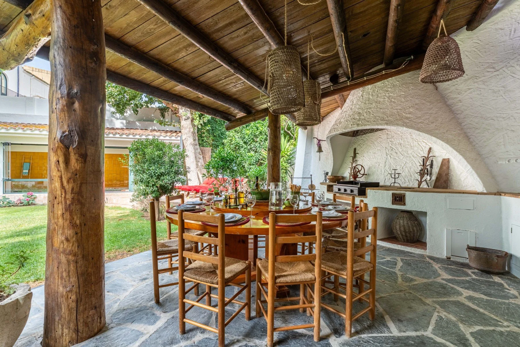 seminaire cadaques village cuisine exterieure