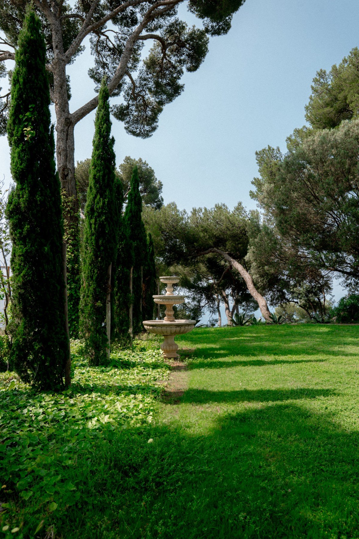 Location villa luxe cap azur jardin