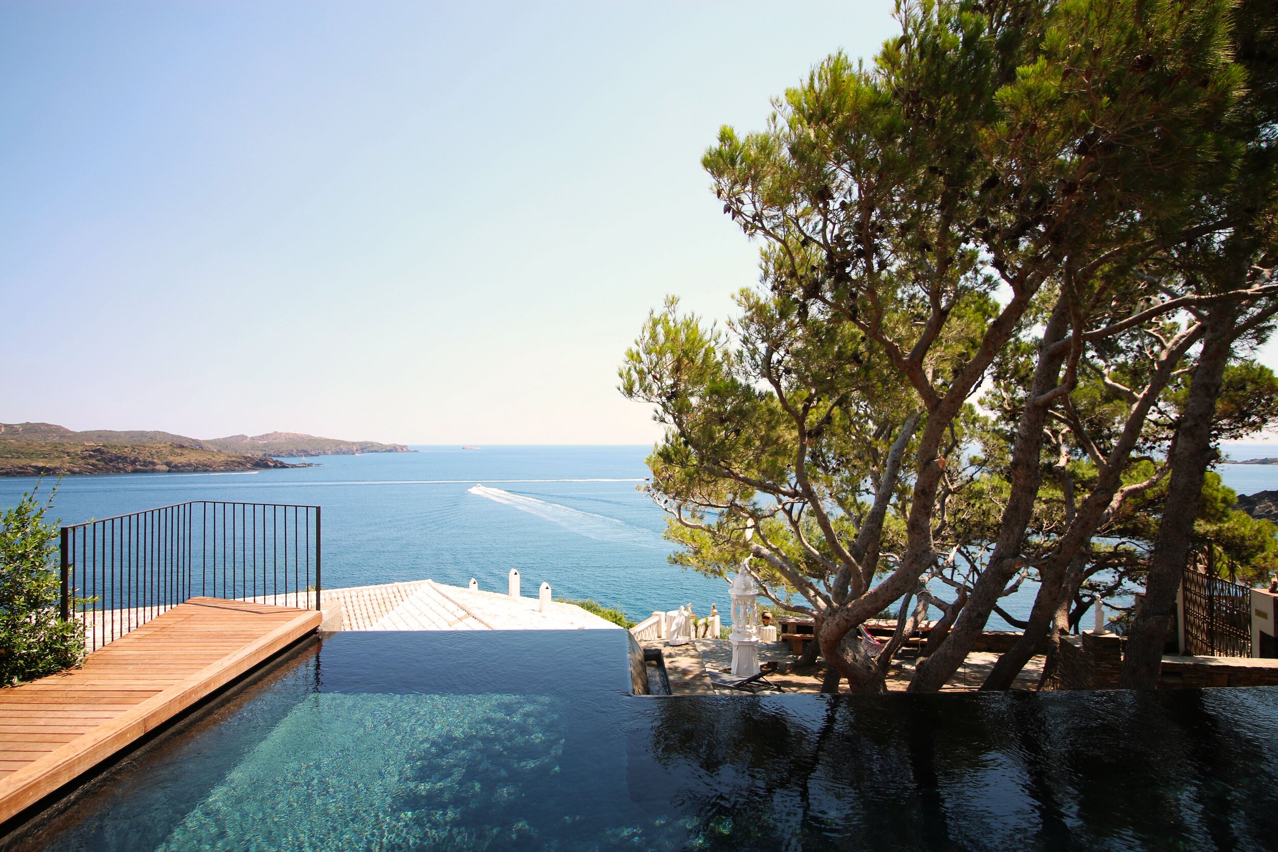 Luxury estate in Cadaqués, Spain, with swimming pool overlooking the Mediterranean Sea
