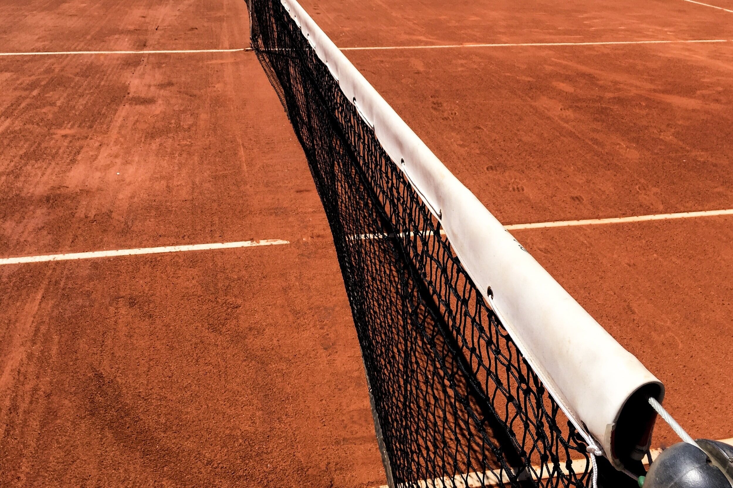 Tennis court in a luxury town on the Côte d'Azur