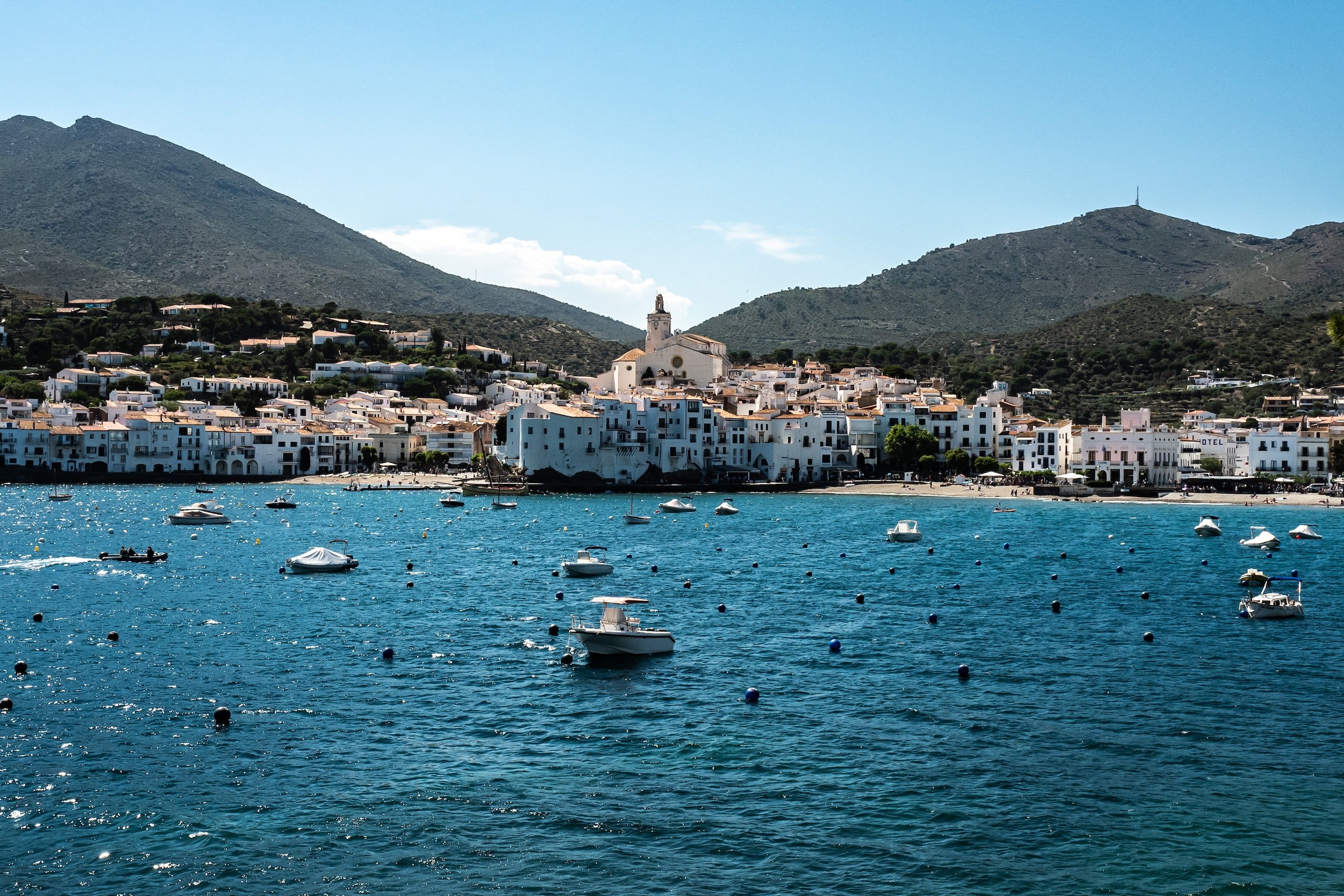 Visit the village of Cadaqués on the Mediterranean coast