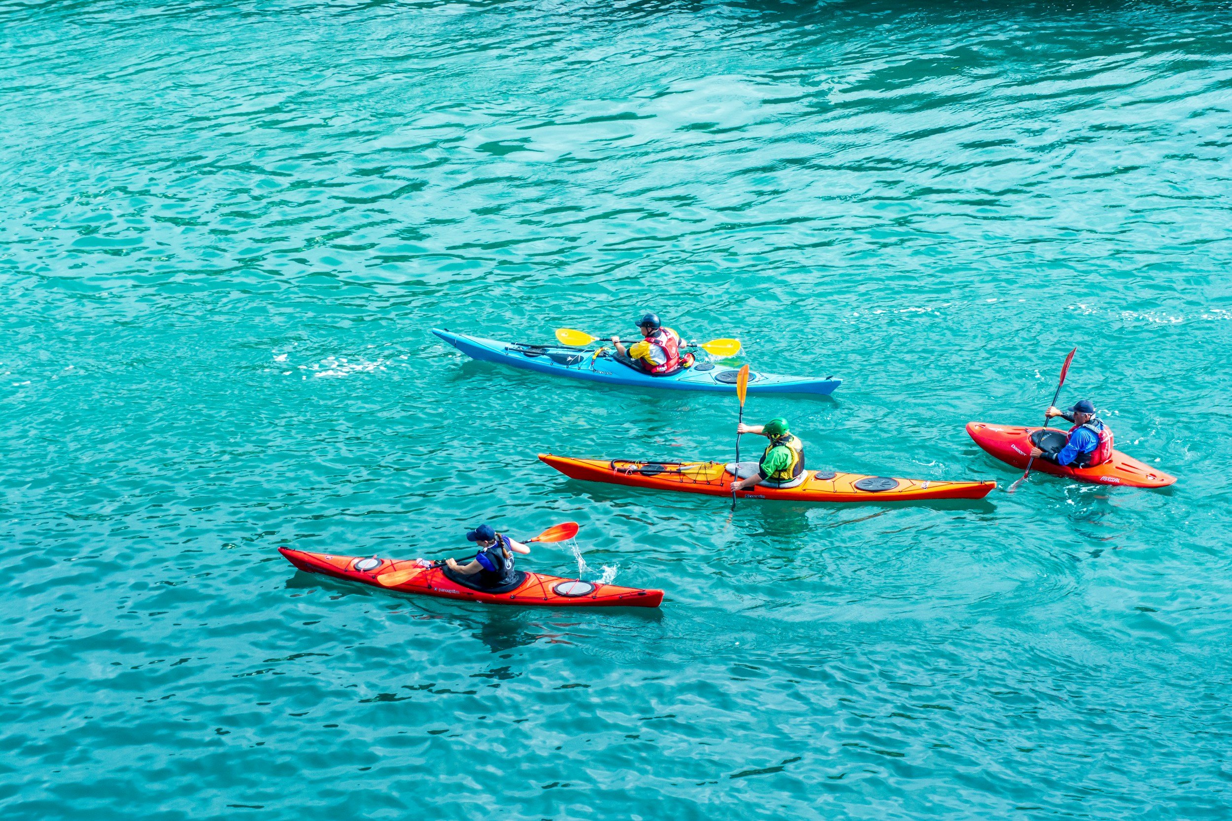 kayaking activities in Cadaqués, Spain
