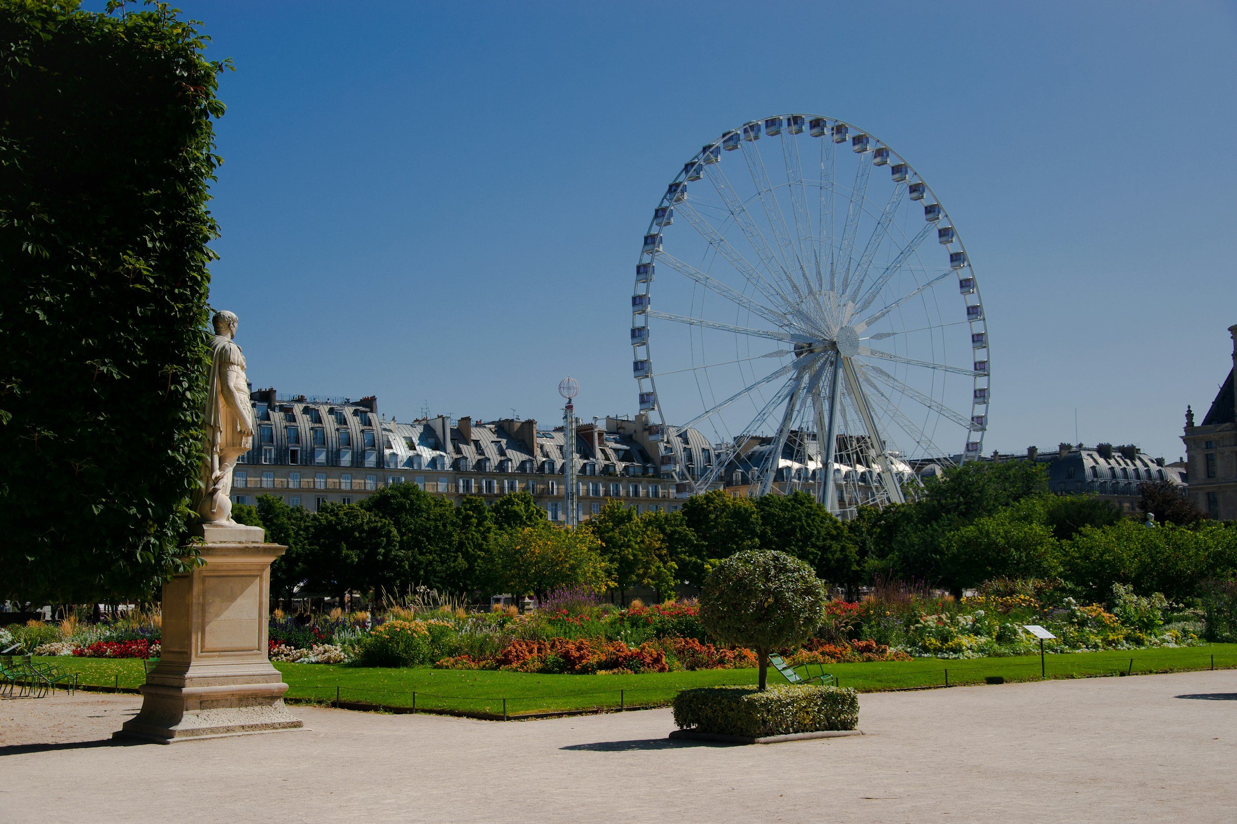 Jardins des tuileries pour se balader à Paris