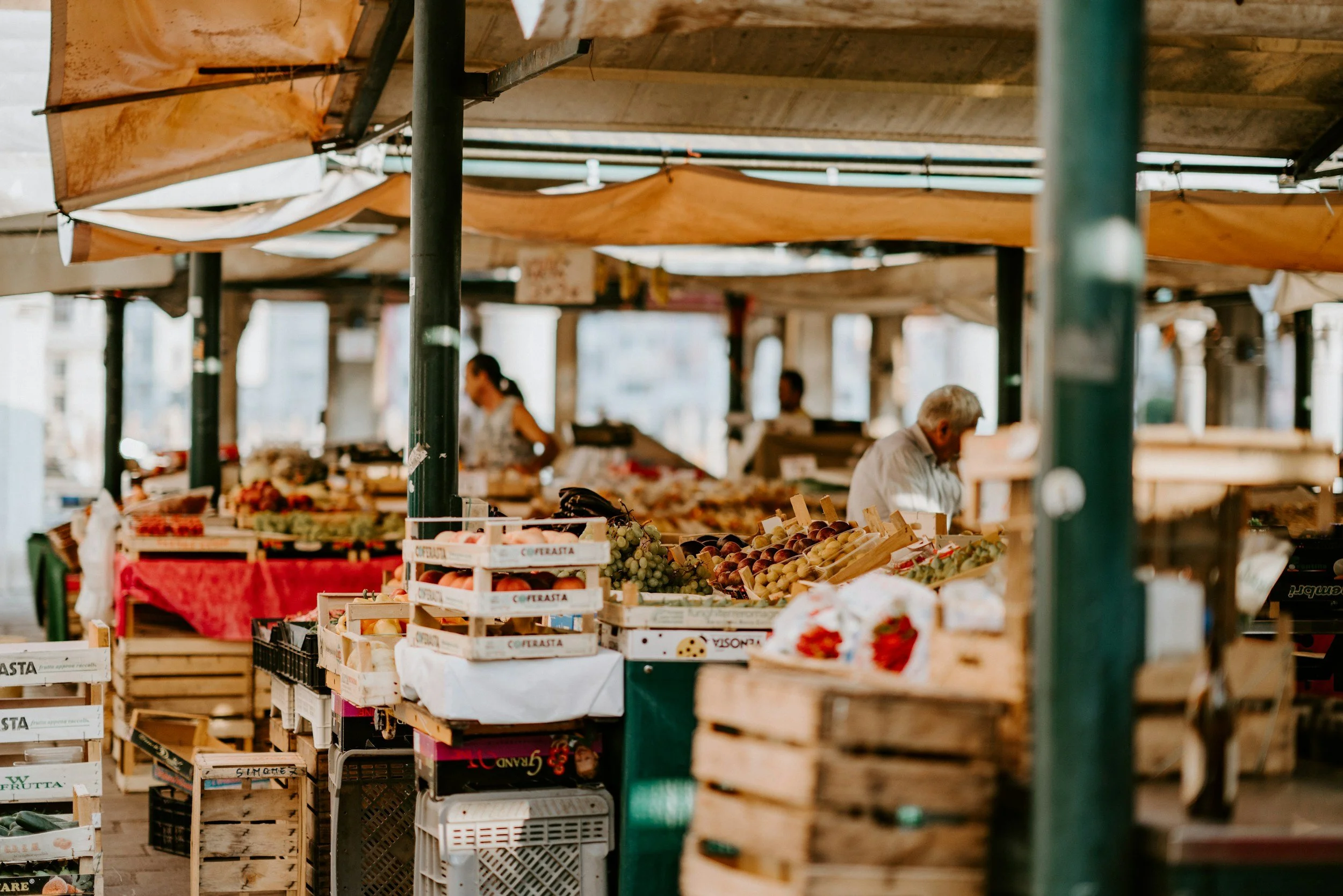 marché provençaux près d'Avignon