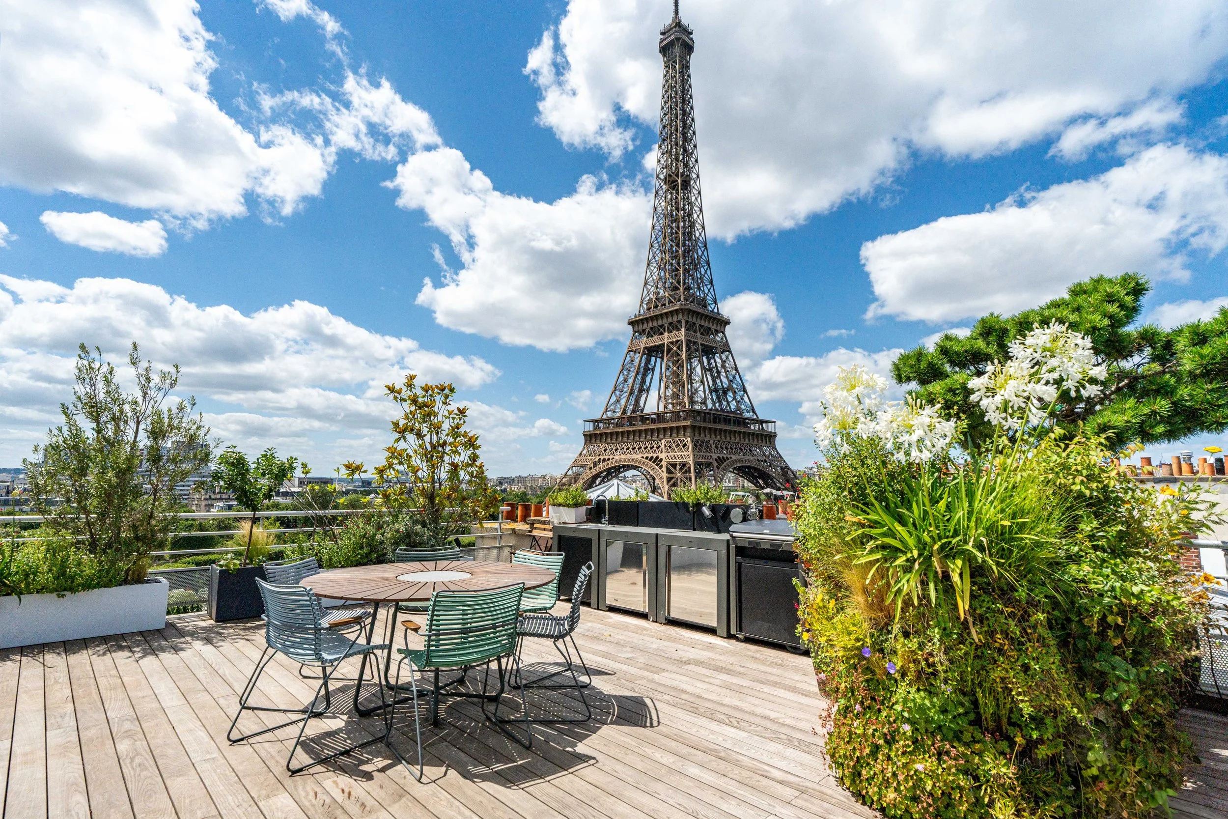 Appartement luxe paris vue tour eiffel 