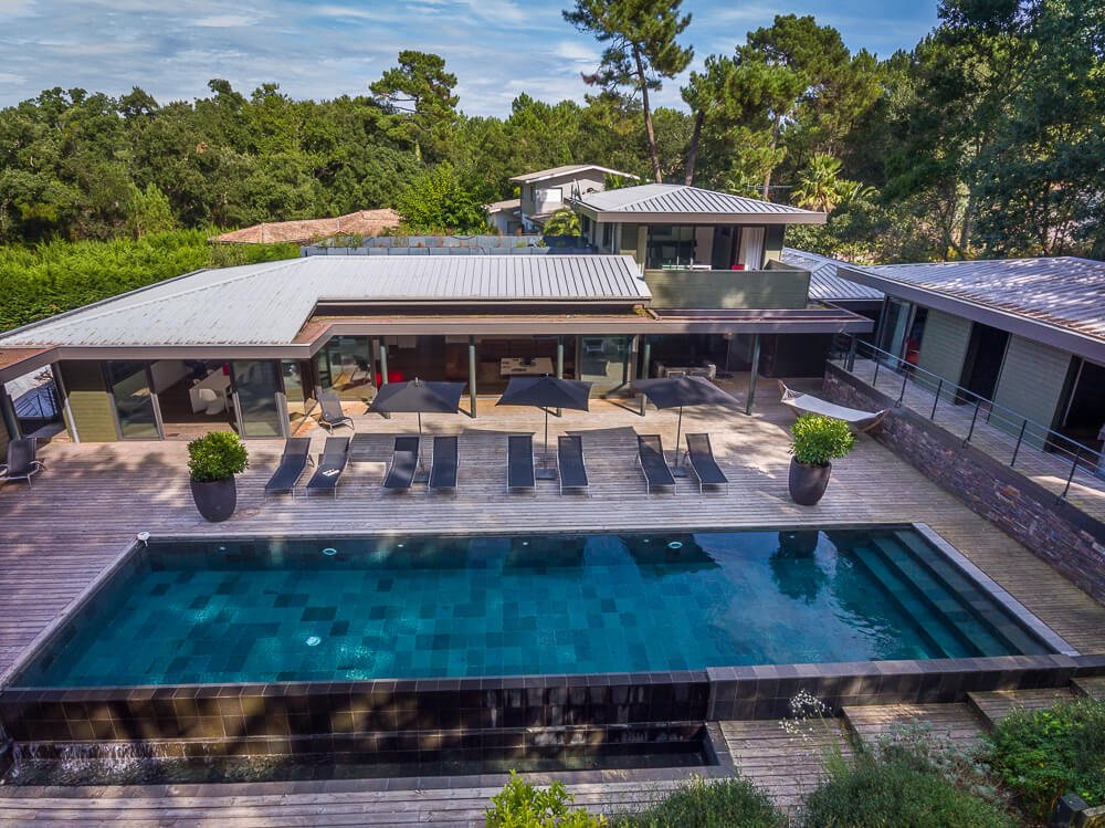 location villa luxe cote atlantique piscine
