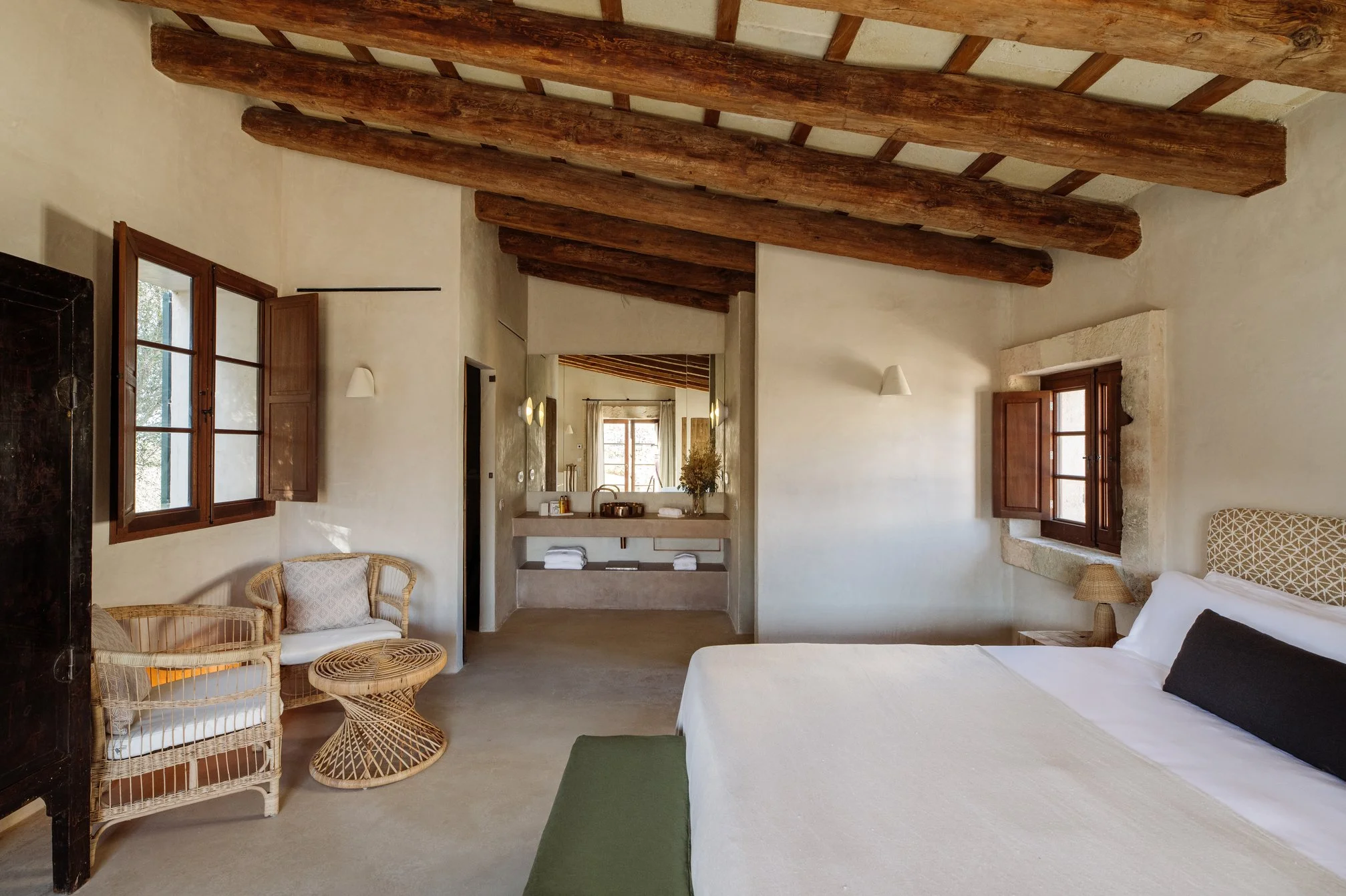 Villa de luxe à louer à Minorque Santa Ana chambre