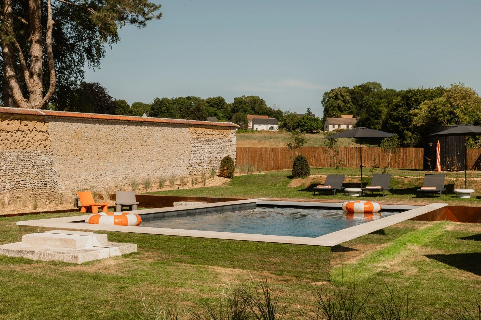 maison luxe vexin piscine