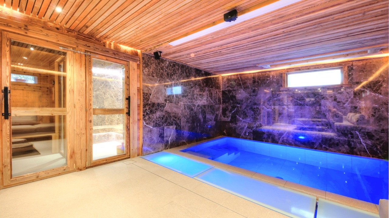 megève station location chalet piscine