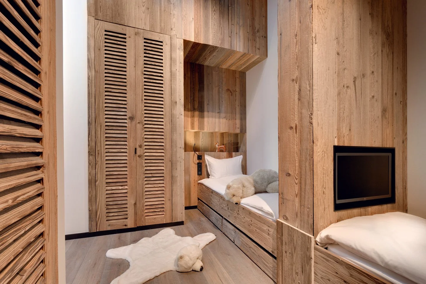 appartement luxe meribel chambre