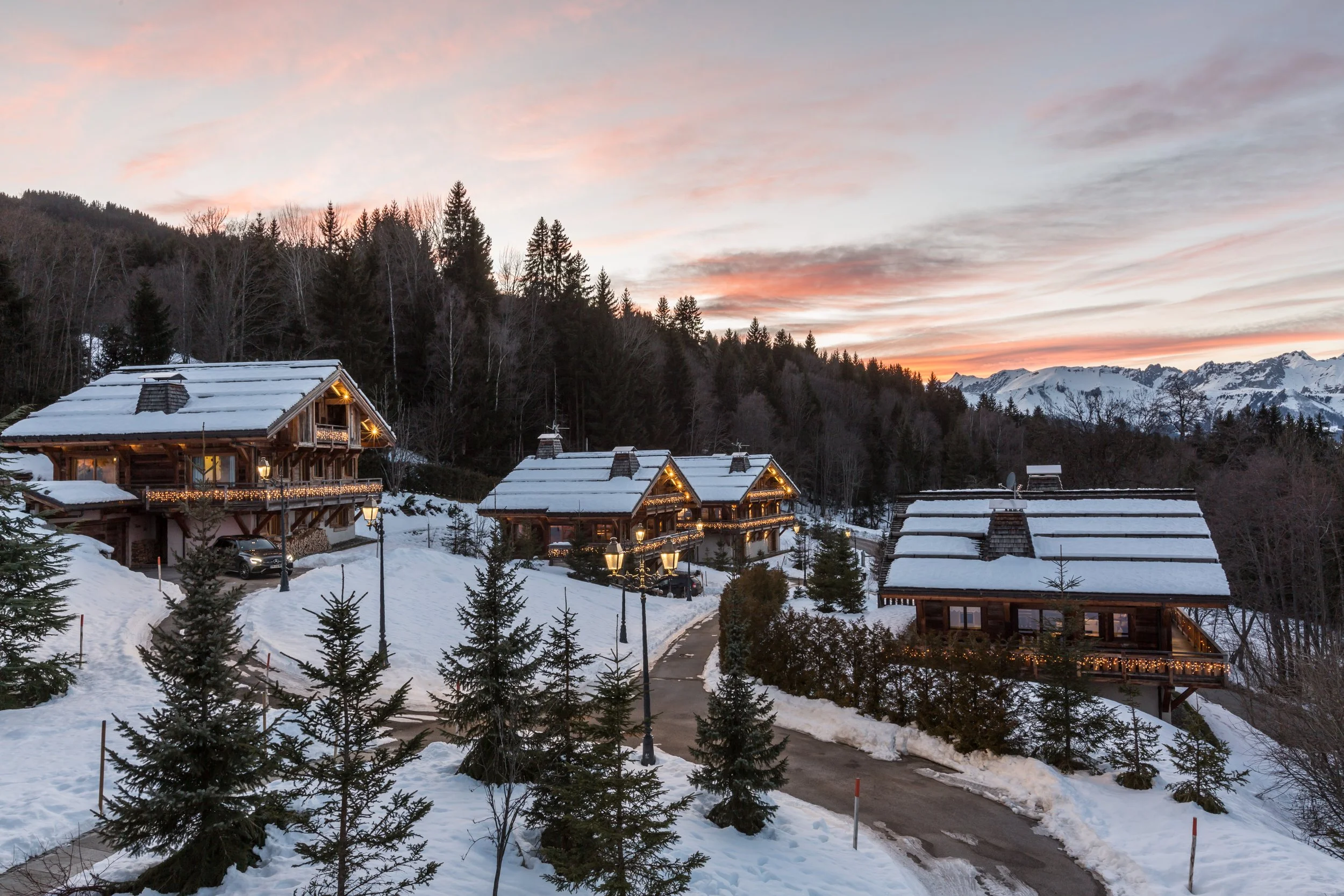 réunions familiales à la montagne