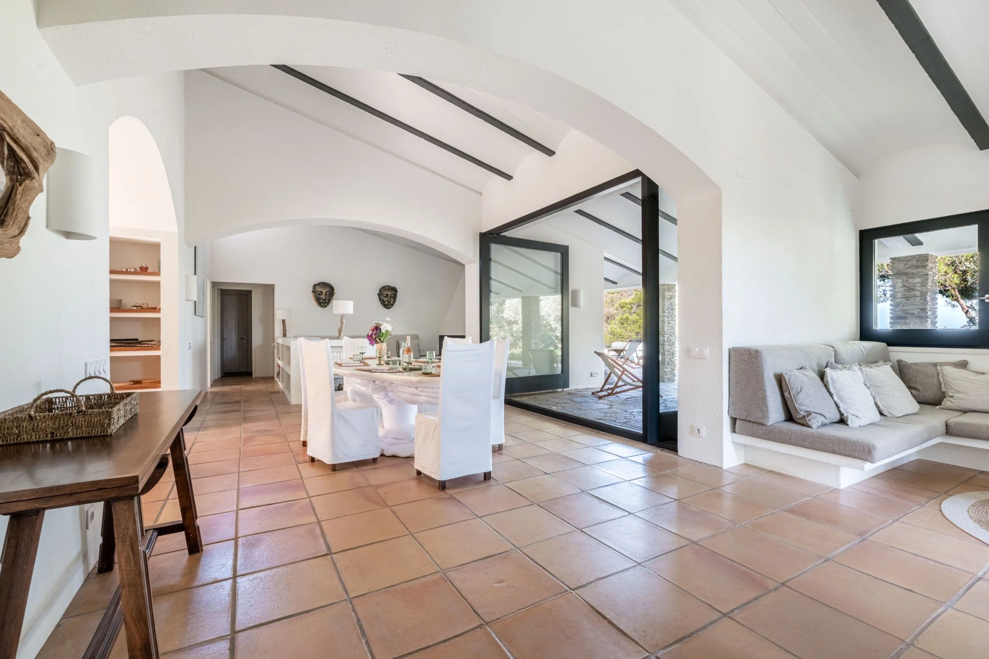 Villa luxe Cadaques Finca salle à manger