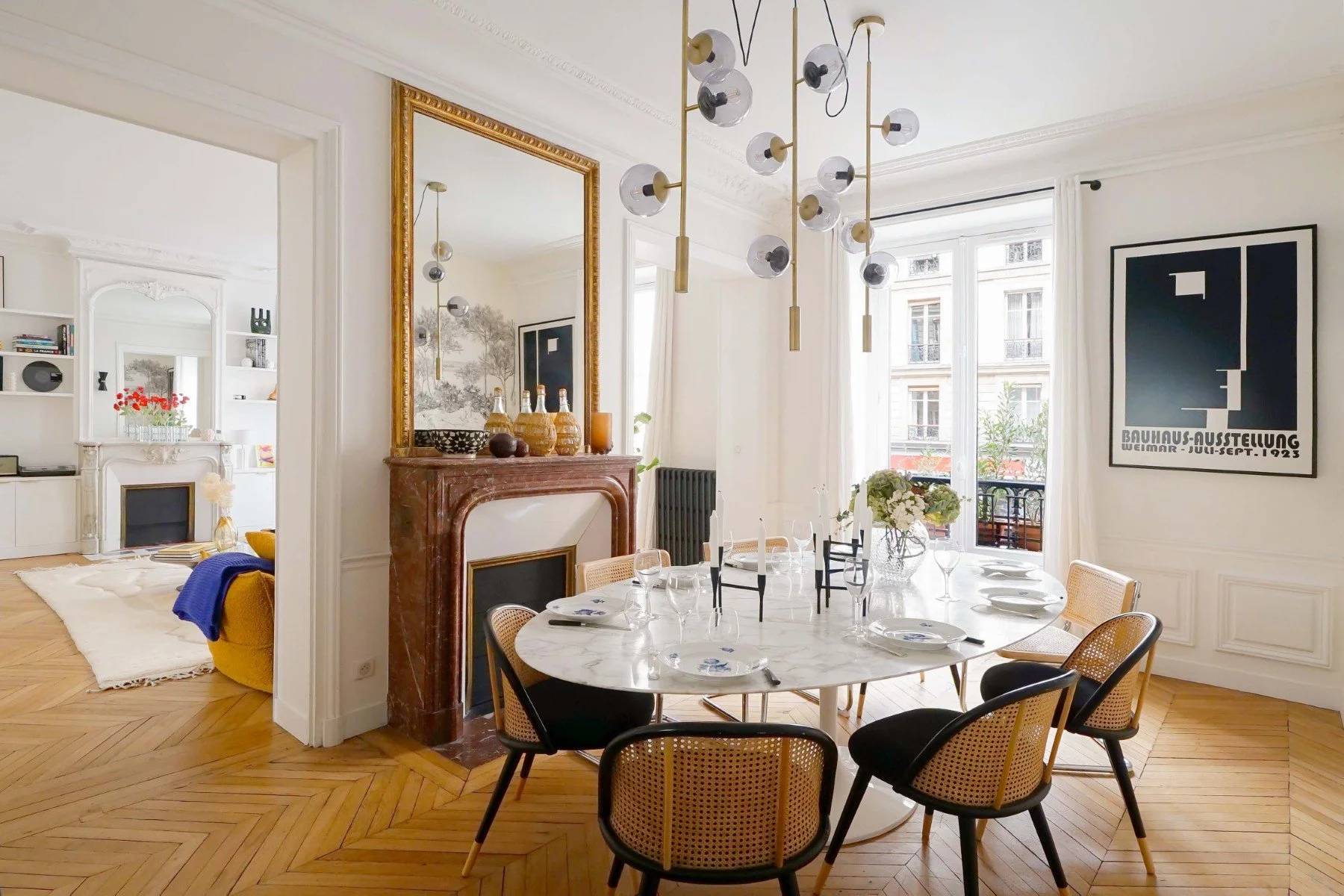 paris mouffetard appartement de luxe salle à manger