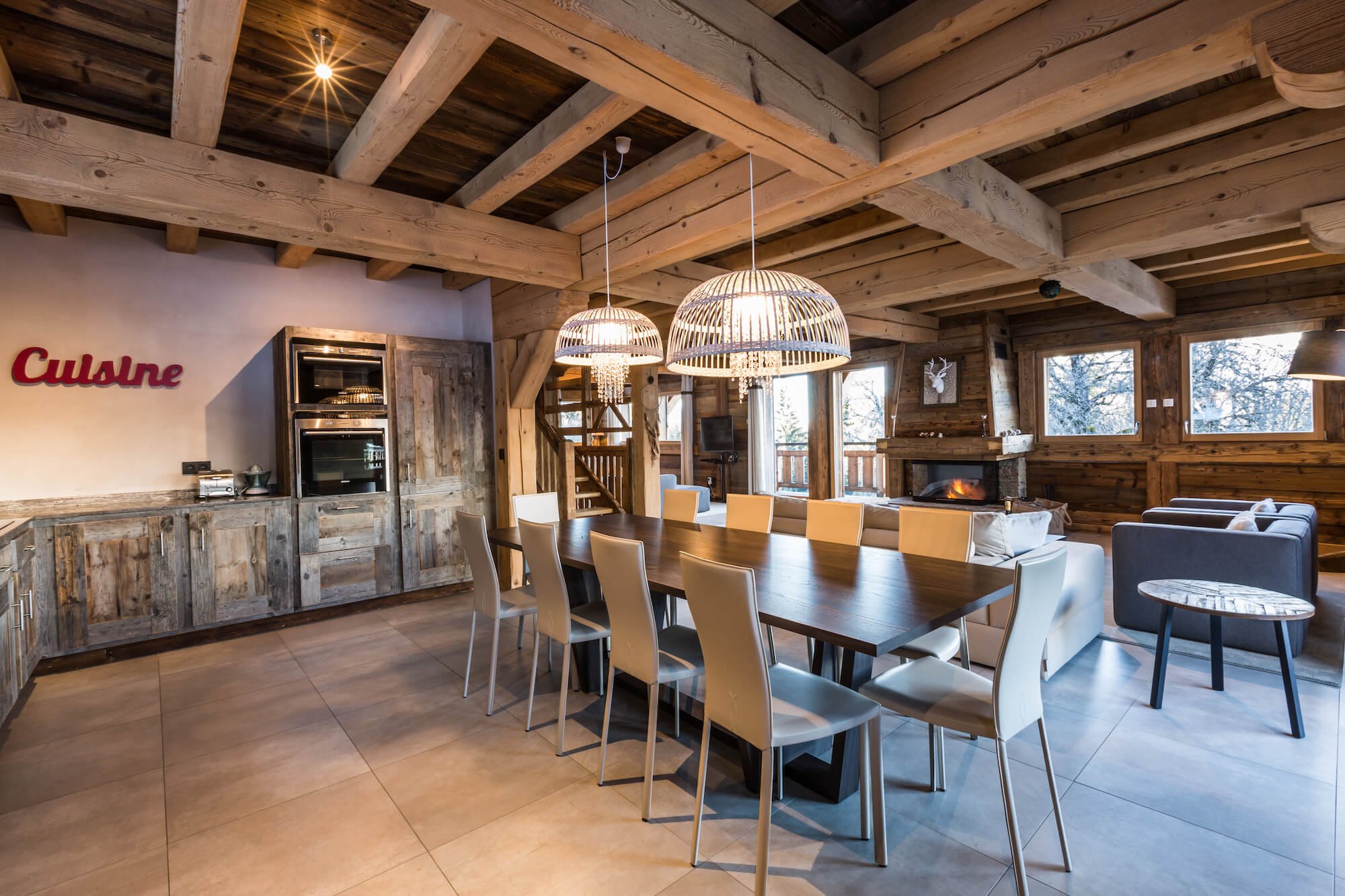 Exceptional house in Saint-Gervais for your seminar near Megève with mountain views 