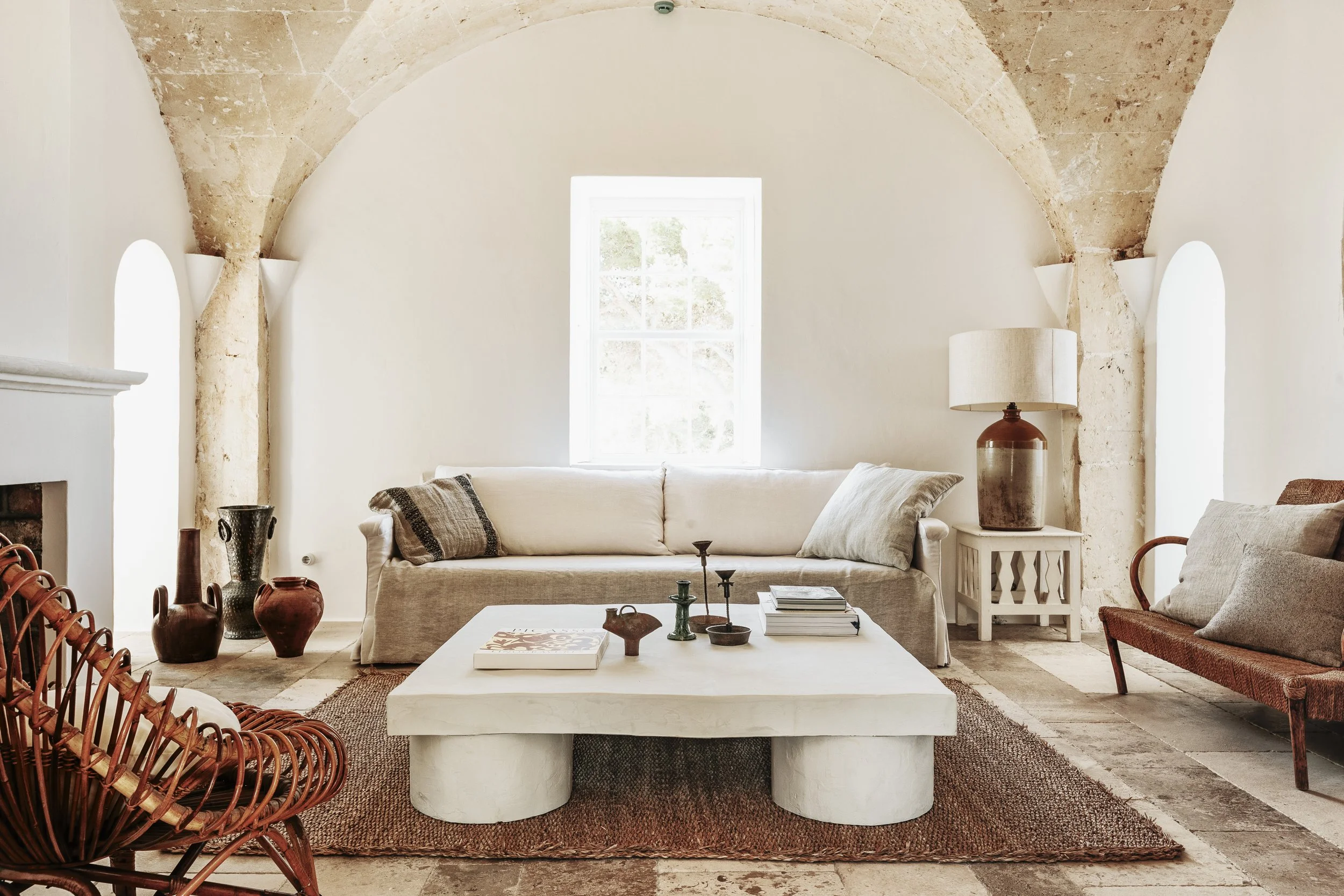 villa luxe minorque hacienda salon