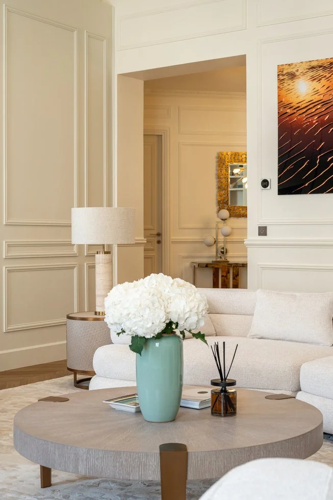 Appartement de luxe Paris Montaigne salon