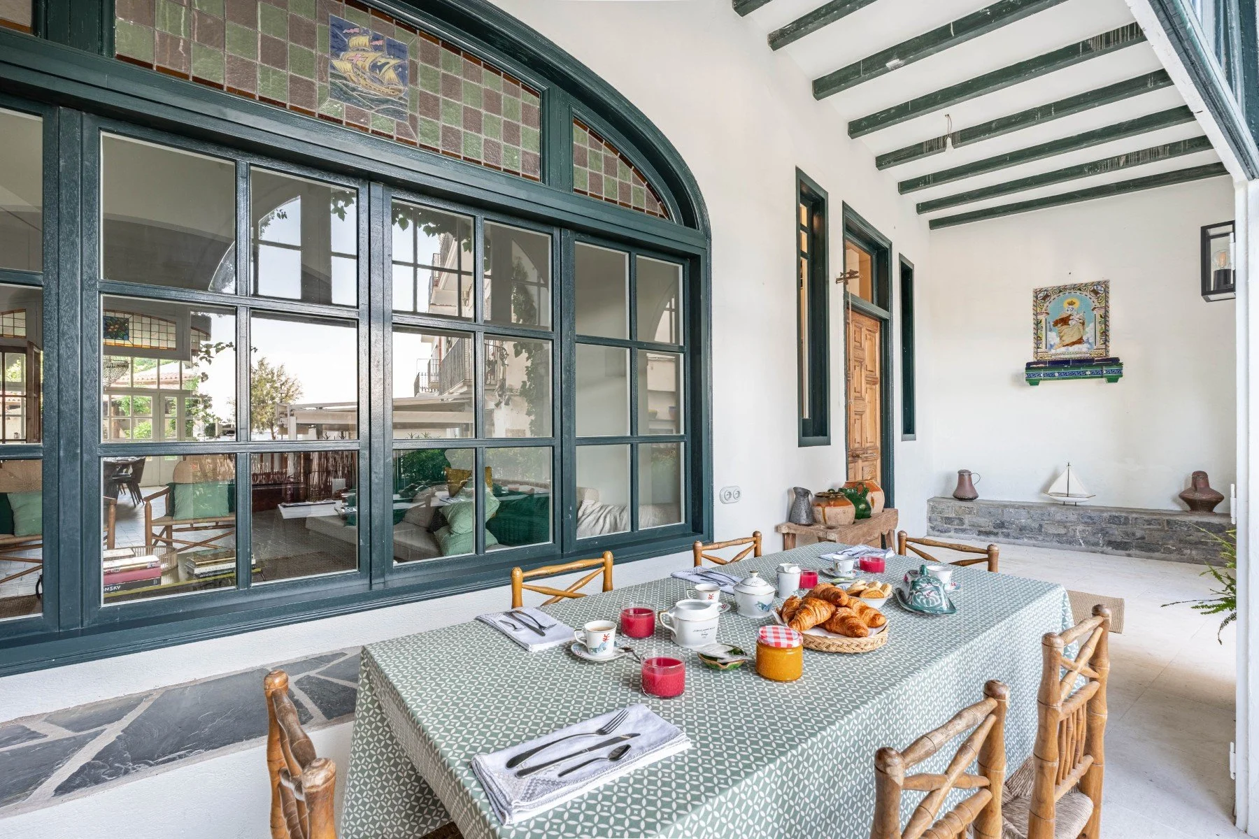 Villa luxe Cadaques village terrasse table