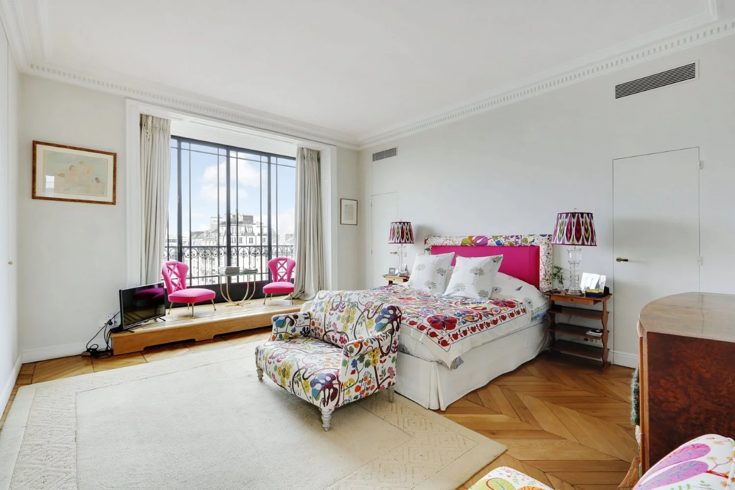 appartement luxe Paris Solferino chambre