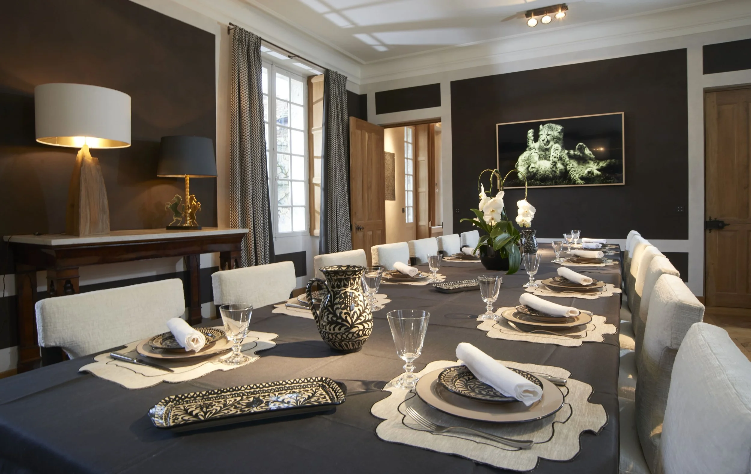 Villa de luxe Thoiry salle à manger