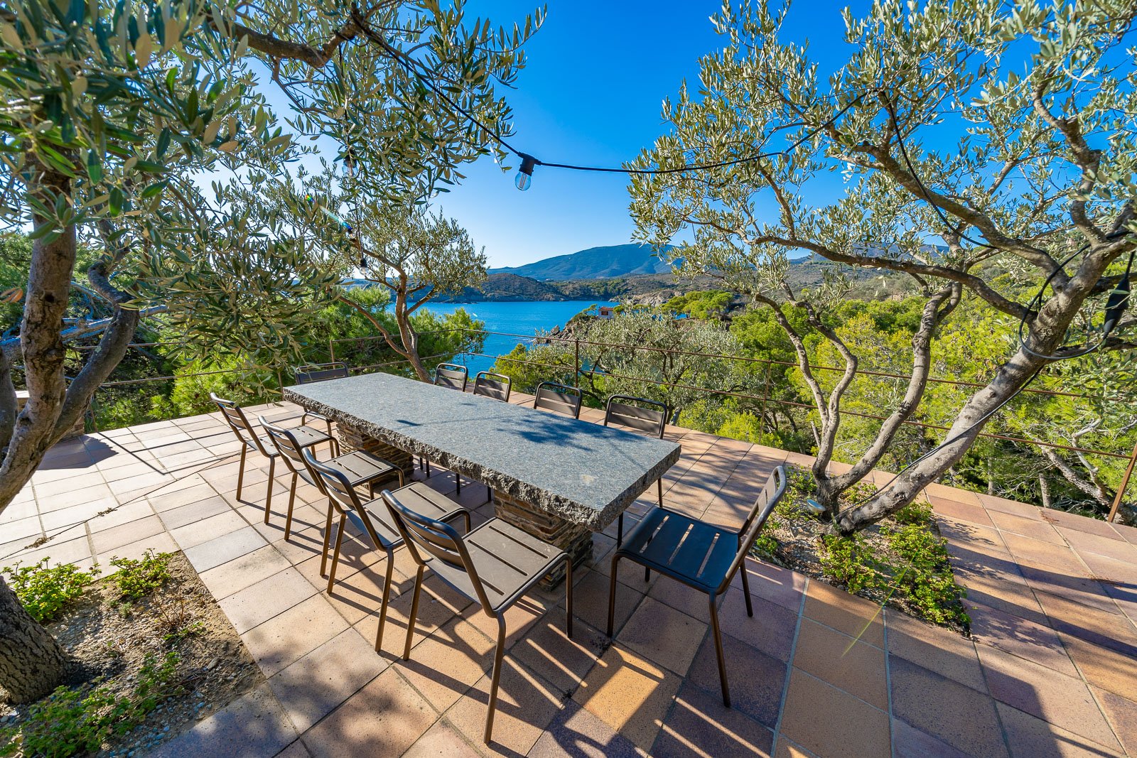 Luxury villa with sea view terrace in Cadaqués, Spain