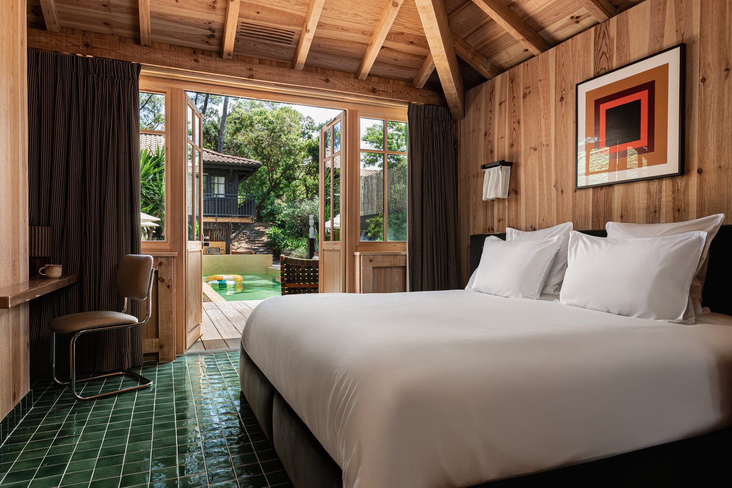 Location villa de luxe au Cap Ferret chambre