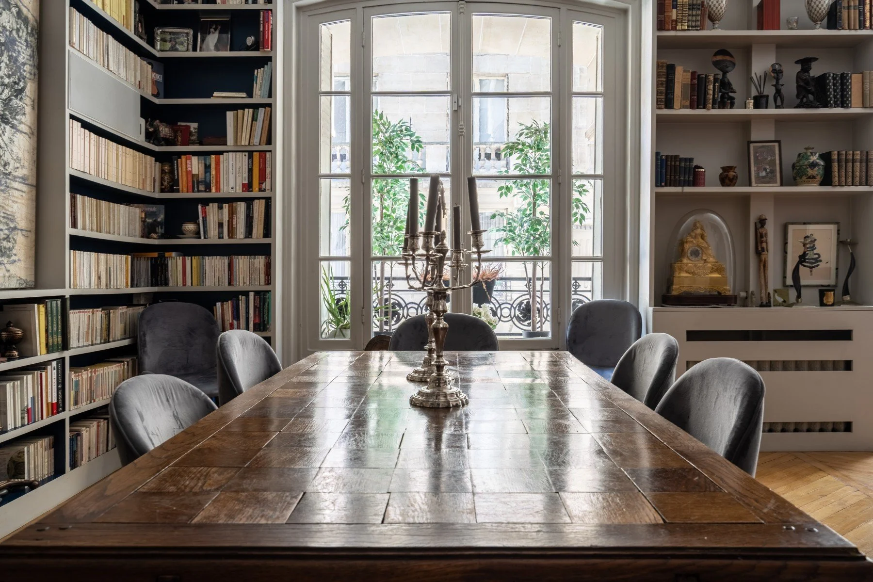 appartement luxe paris université salon