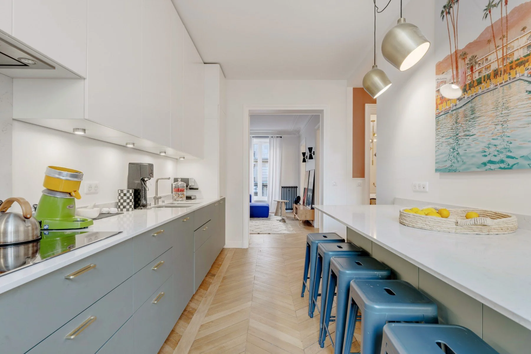 paris mouffetard appartement de luxe cuisine