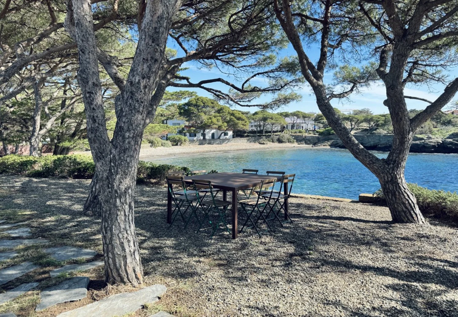 Location villa luxe Cadaques Oliveres terrasse