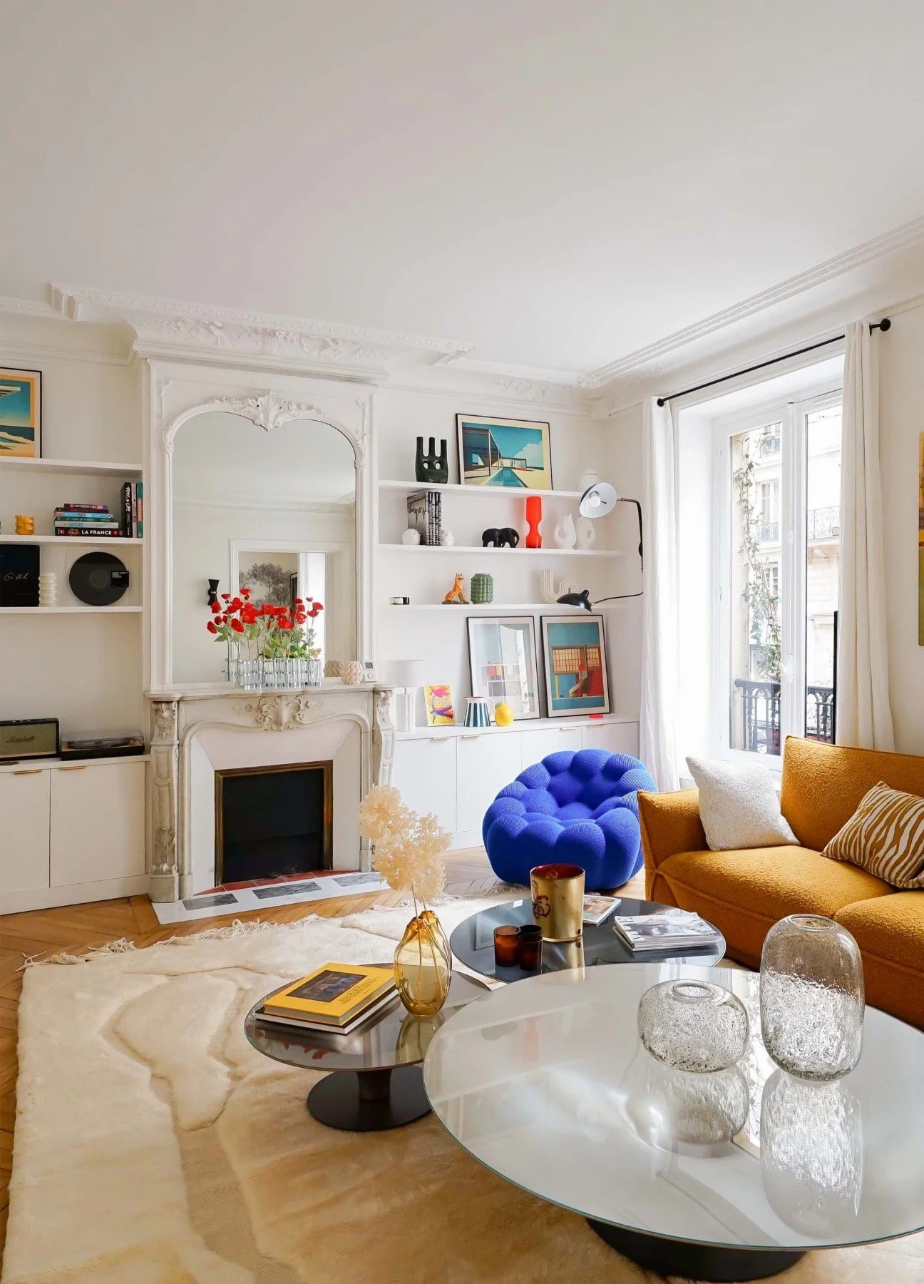 paris mouffetard appartement de luxe salon