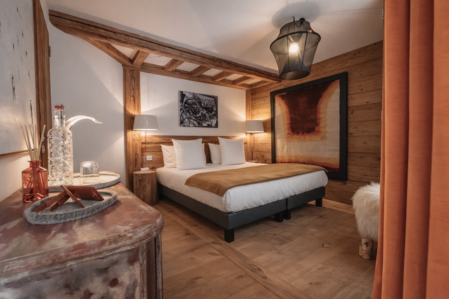 Chalet de luxe à Val d'Isère chambre