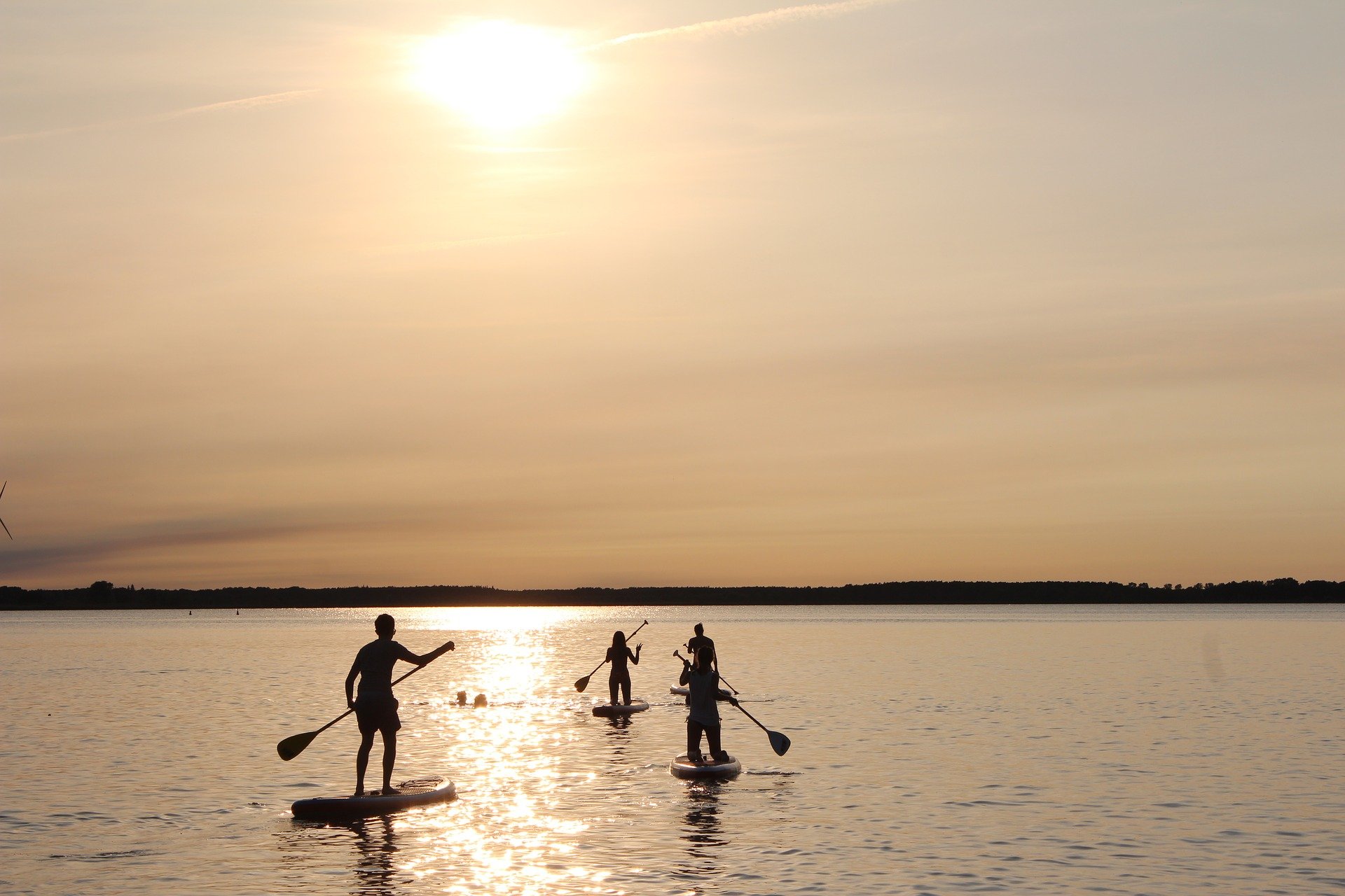 Paddle and water sports on the Atlantic coast of Ile de Ré