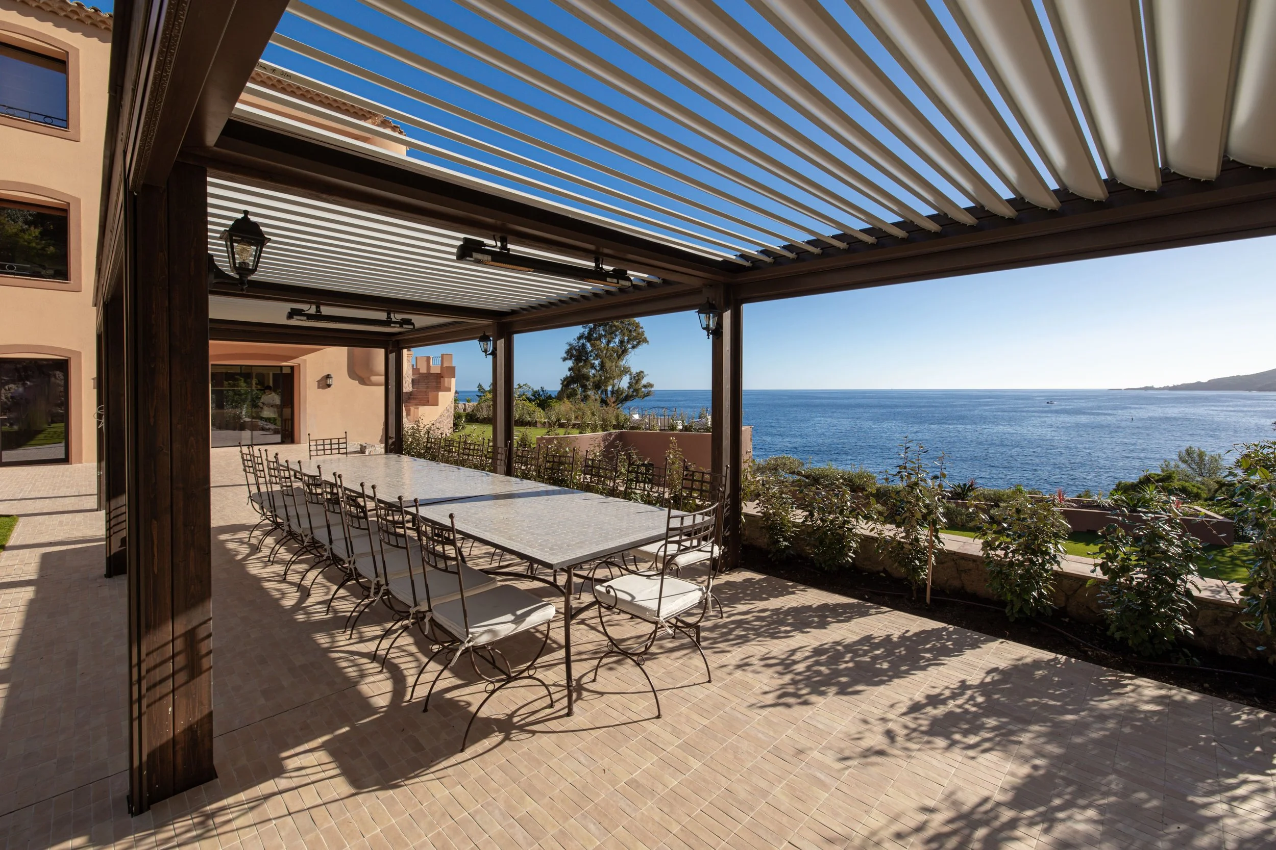 villa de luxe théoule sur mer terasse