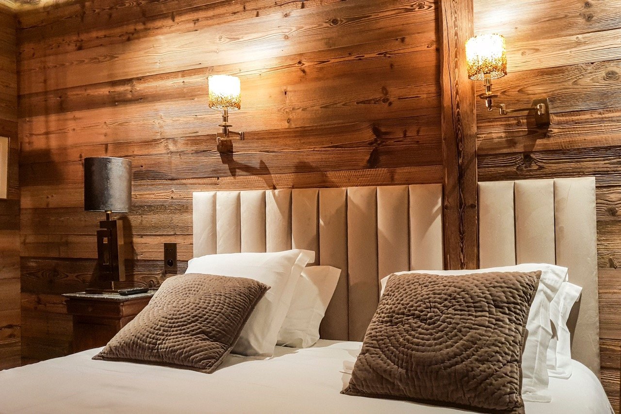 megève station location chalet intérieur