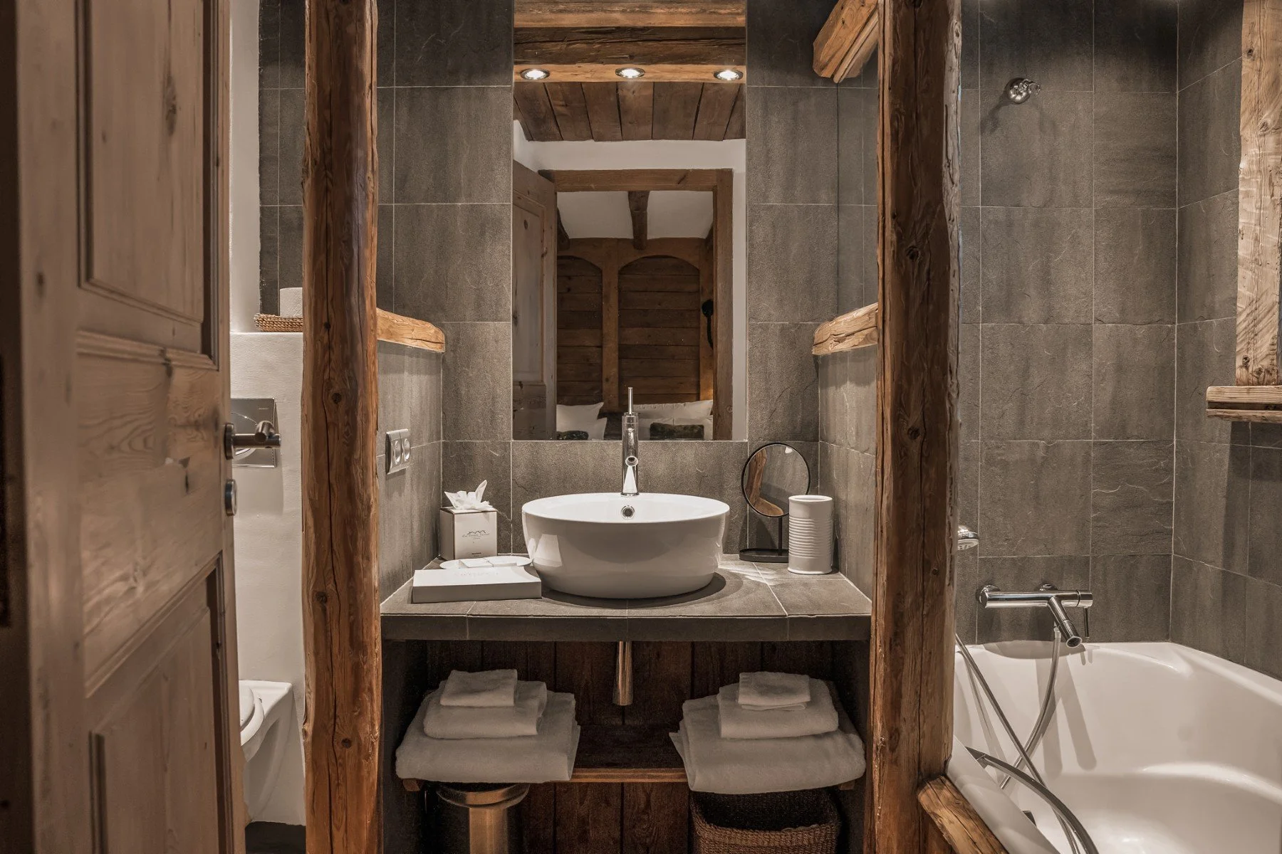 Chalet de luxe à Val d'Isère salle de bain