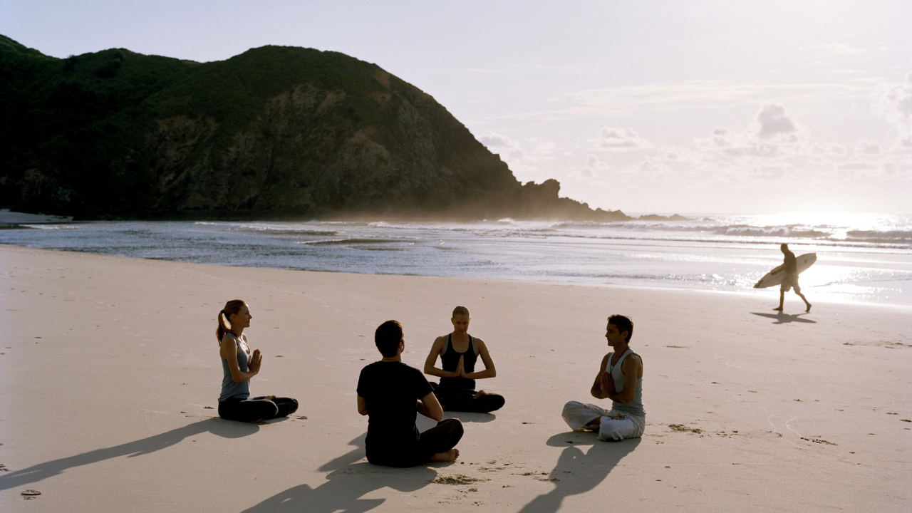 Villa de luxe à louer au Cap Ferret Yoga sur la plage