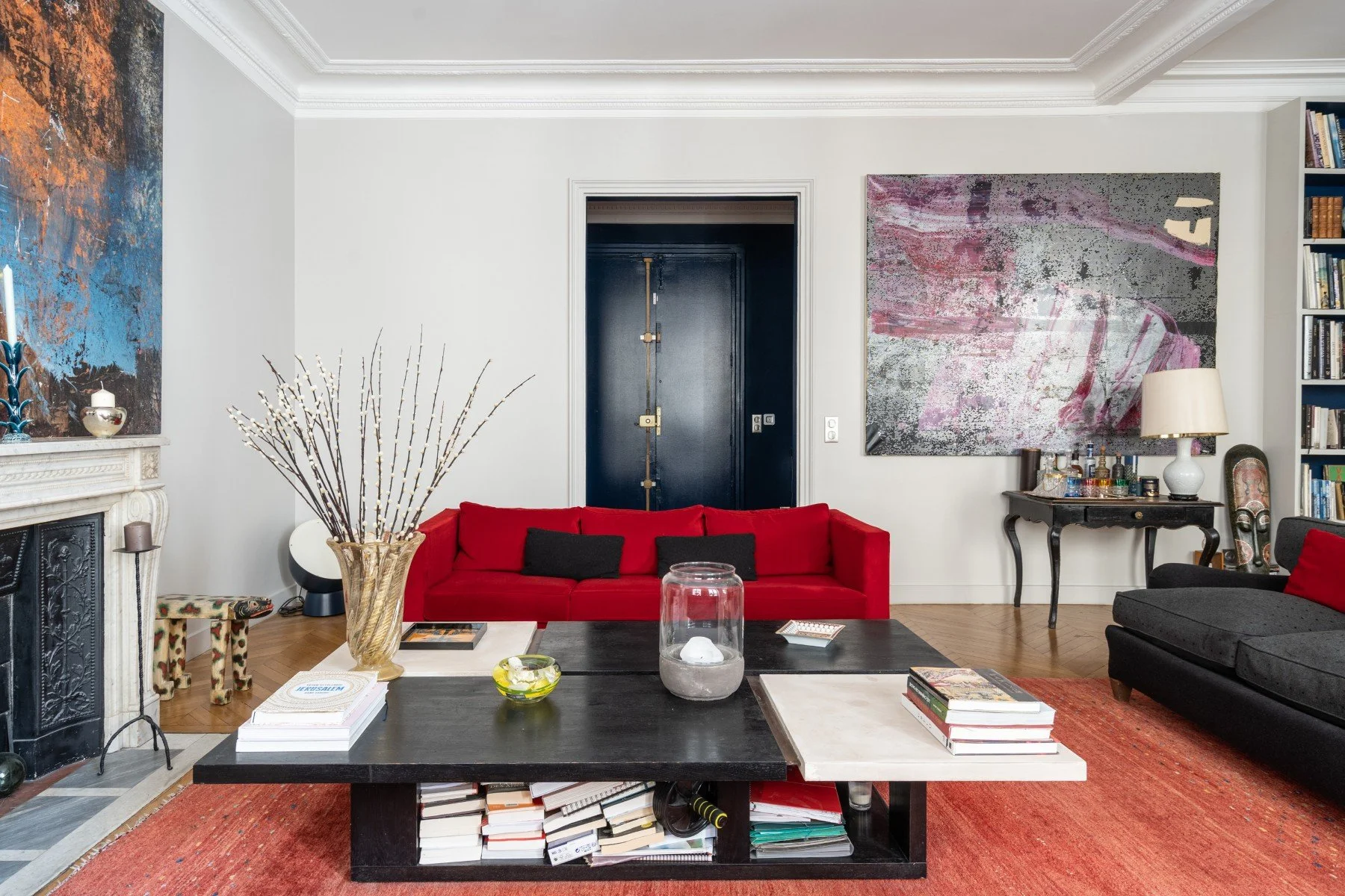 appartement luxe paris université salon