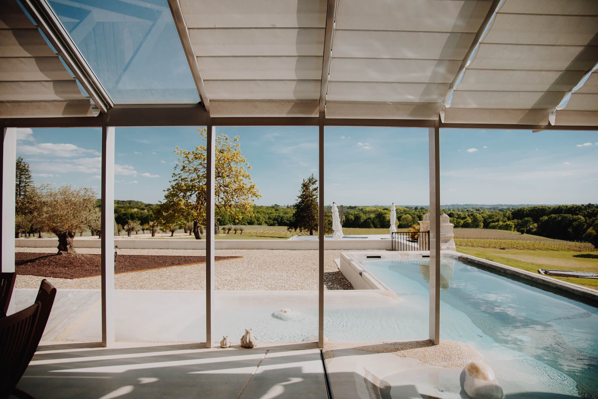 Luxury wine estate in the heart of the Gironde vineyards near Bordeaux