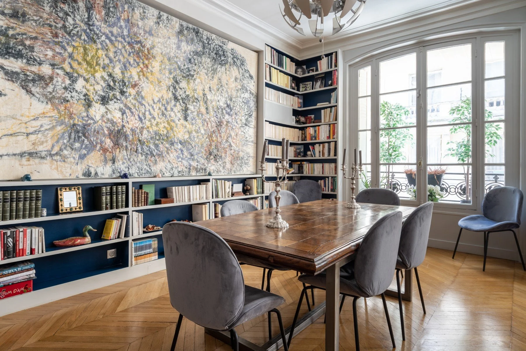 appartement luxe paris université salon