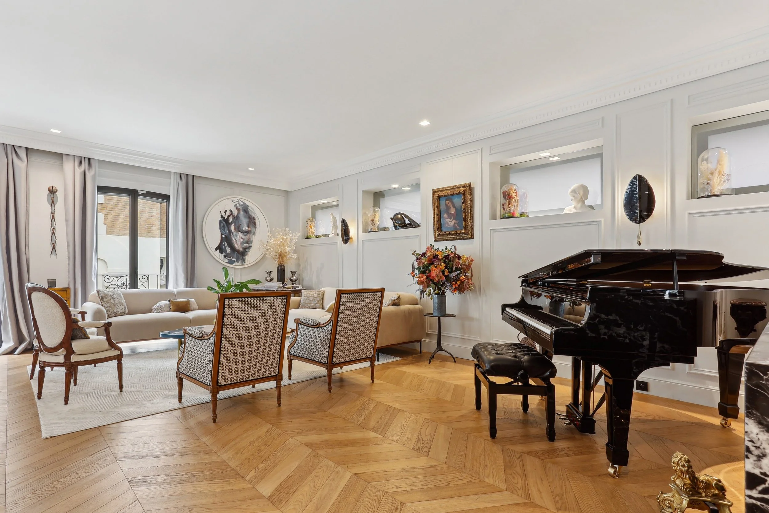 Appartement de luxe à Paris salon