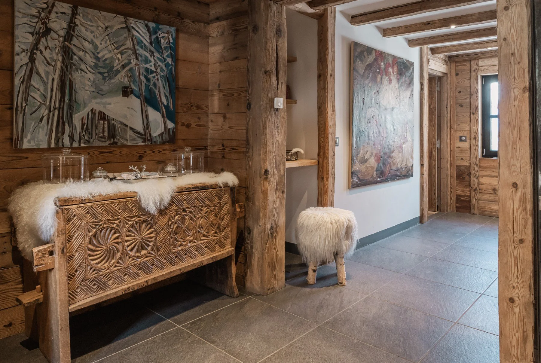 Chalet de luxe à Val d'Isère couloir